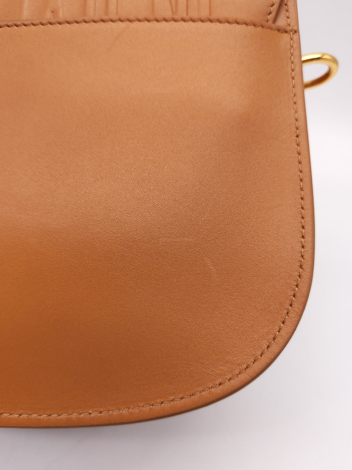 Dior Bobby Crossbody Bag Medium in Cognac Calfskin Leather