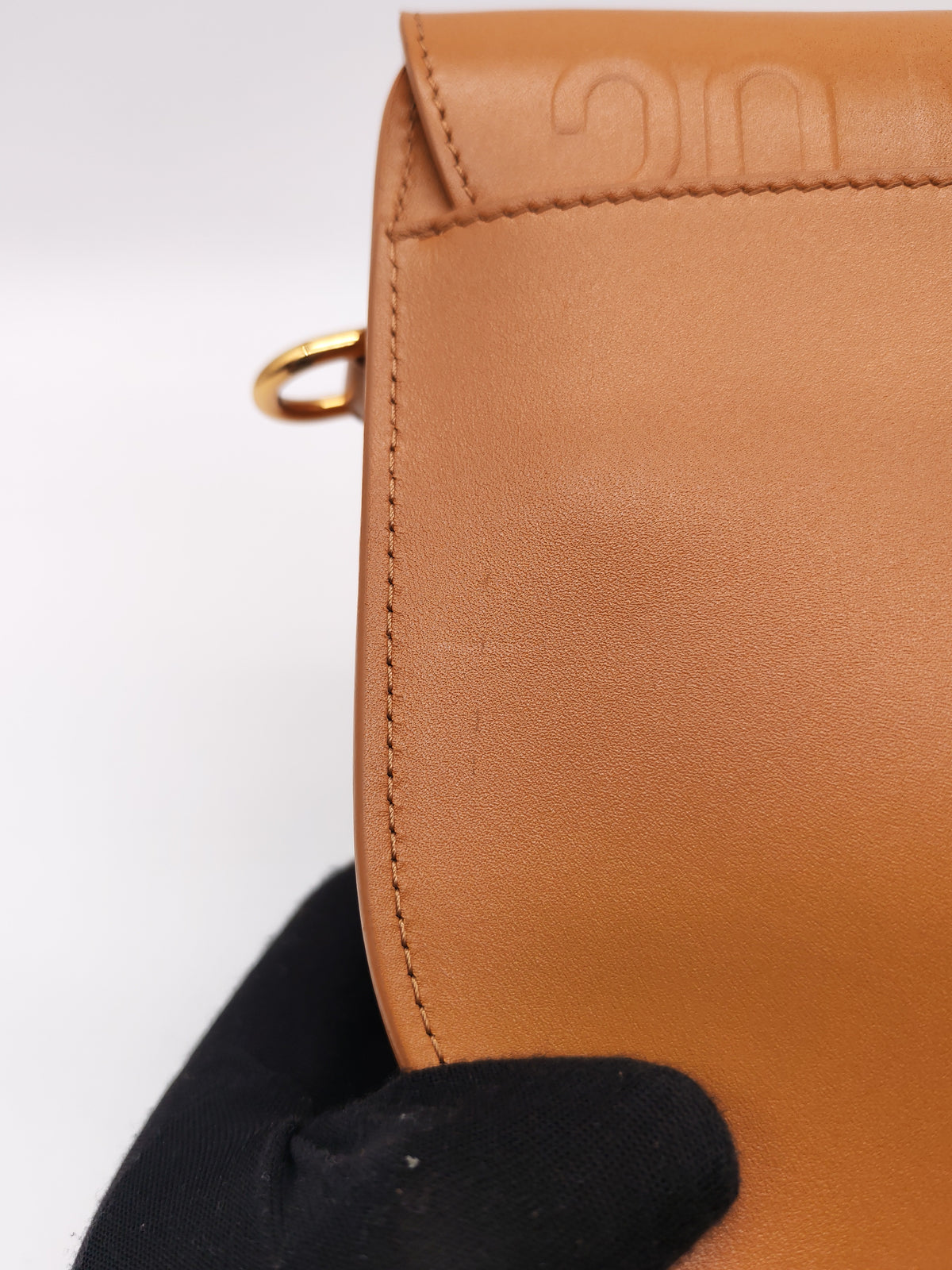 Dior Bobby Crossbody Bag Medium in Cognac Calfskin Leather