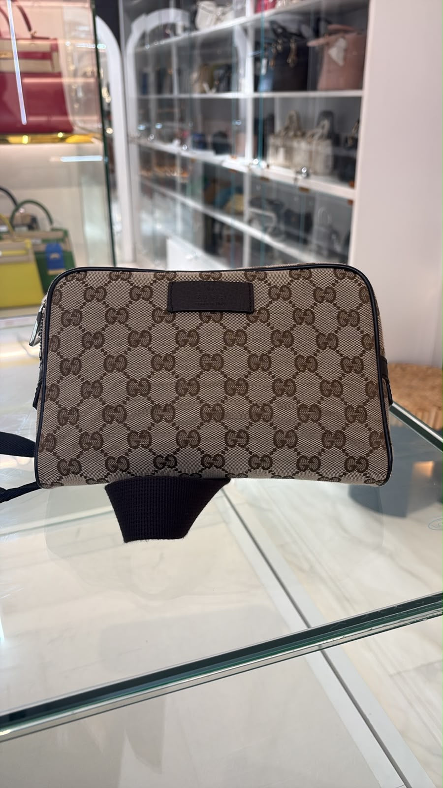 Gucci GG Canvas Waist Body Bag 449174-486628 | Purse Maison Luxury Bags Shop