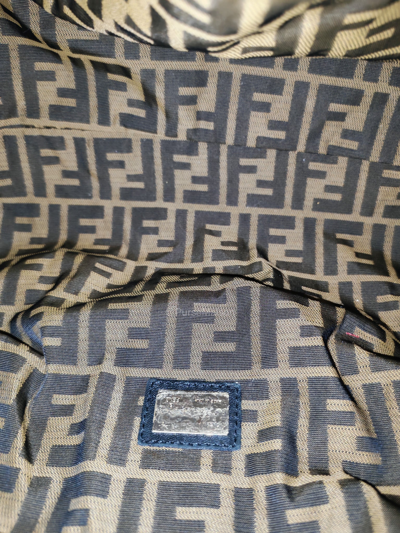 Fendi Spy Bag in Black Nappa Nuvolata Leather