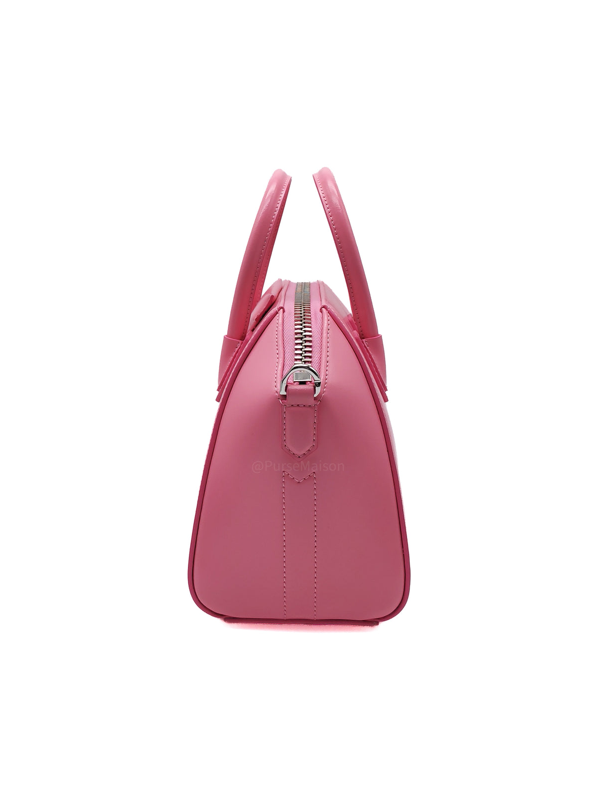 Givenchy Antigona Mini in Pink Calfskin Leather and Silver Hardware