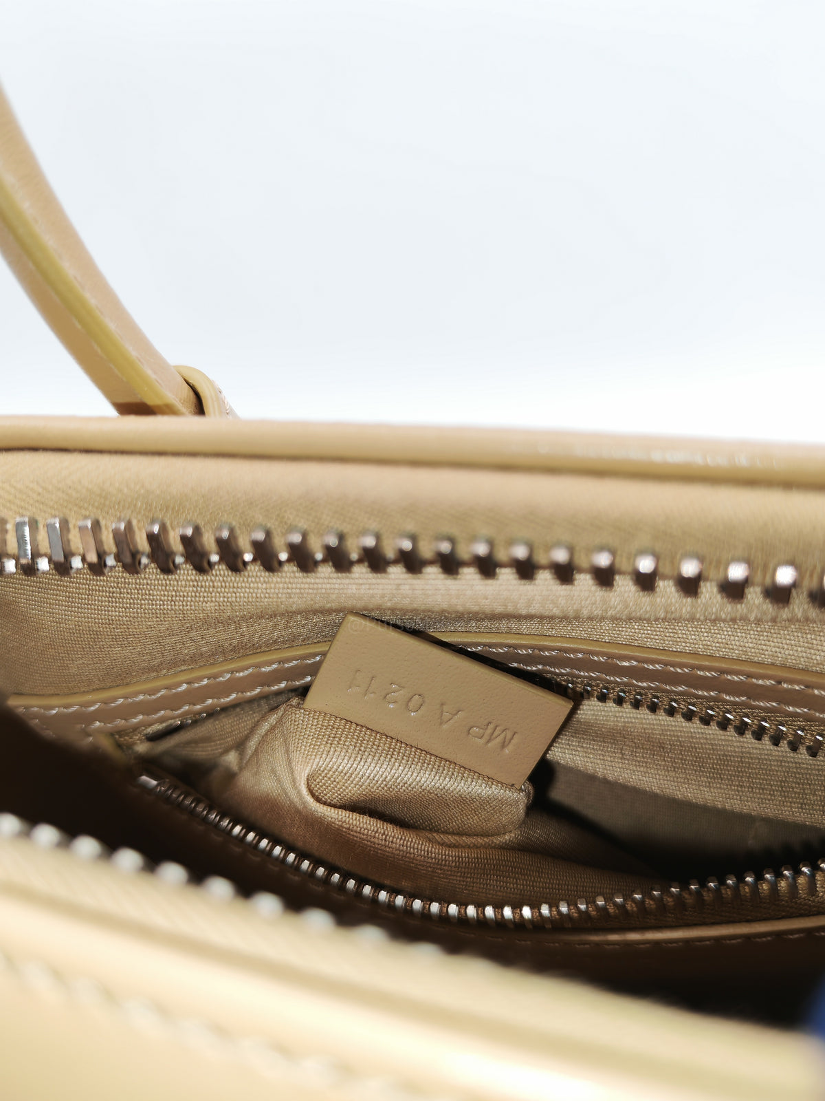 Givenchy Antigona Mini in Beige Box Calfskin Leather and Silver Hardware