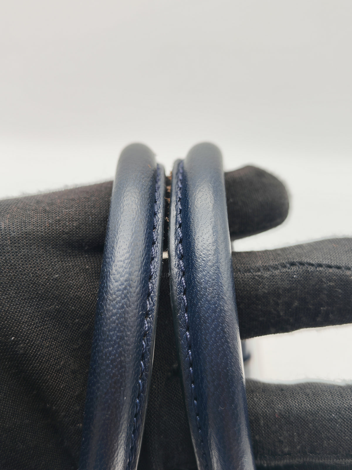 Givenchy Antigona Mini in Navy Blue Grained Calfskin Leather and Silver Hardware
