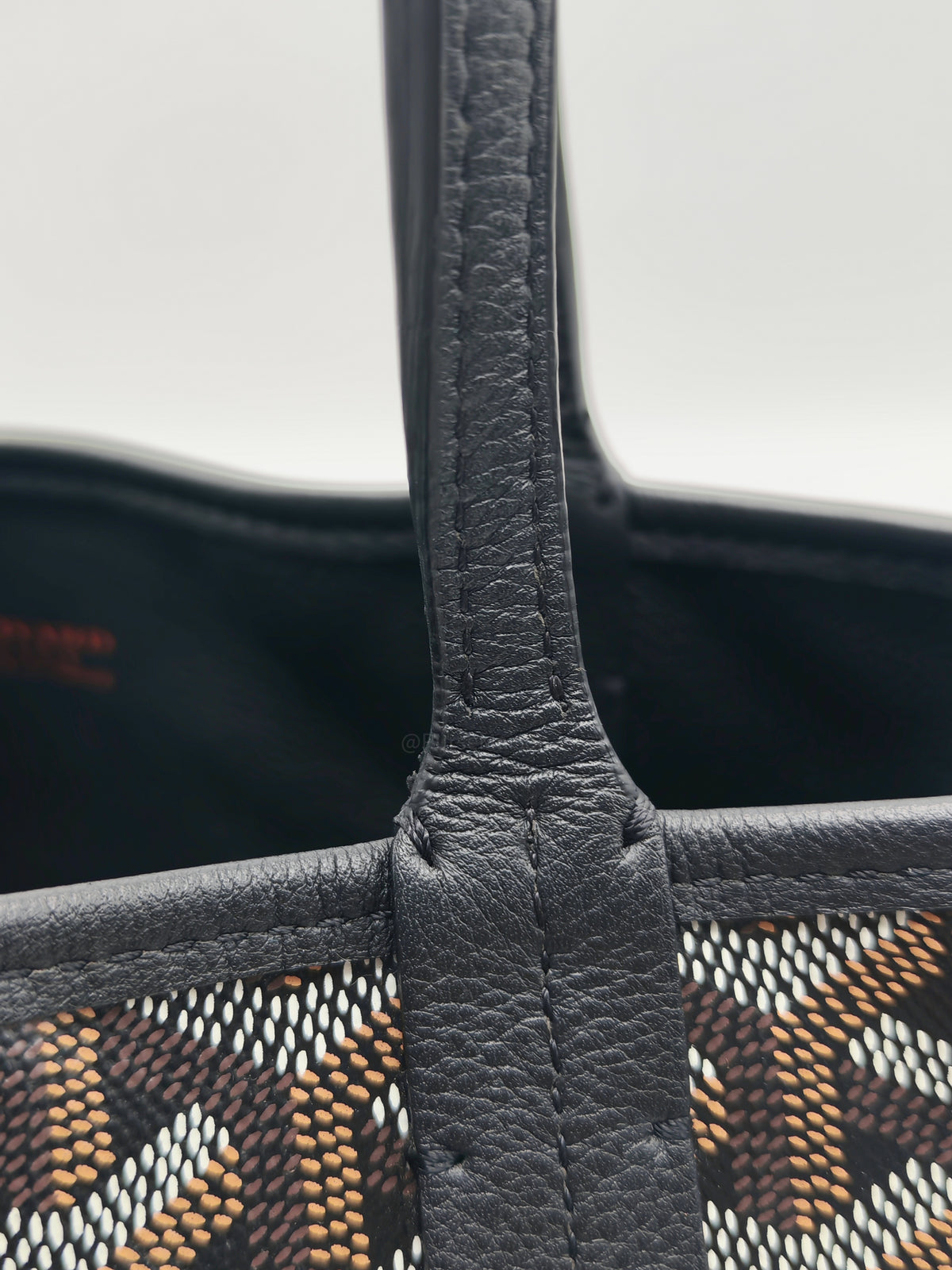 Goyard Mini Anjou in Black Goyardine Canvas