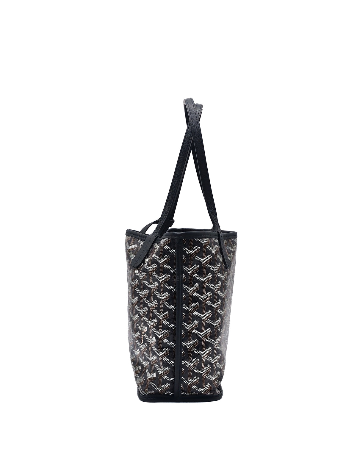 Goyard Mini Anjou in Black Goyardine Canvas