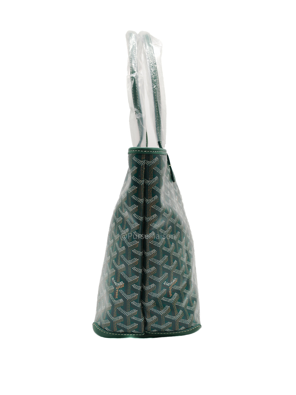 Goyard Artois PM in Green Goyadine Canvas