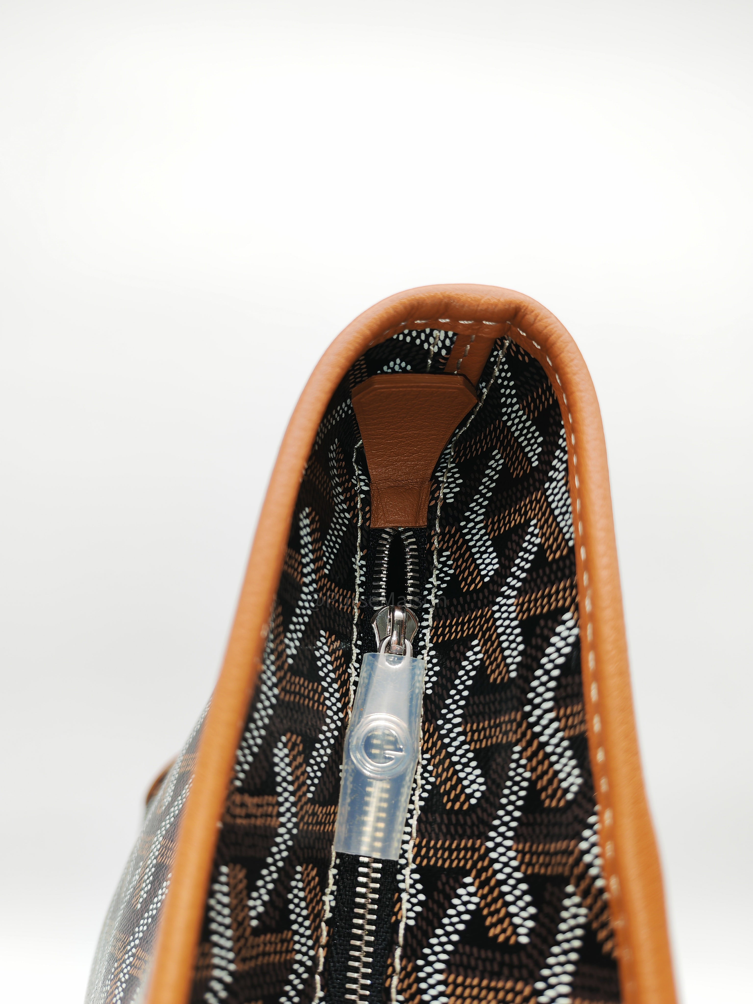 Goyard Artois PM in Black/Tan Goyardine Canvas