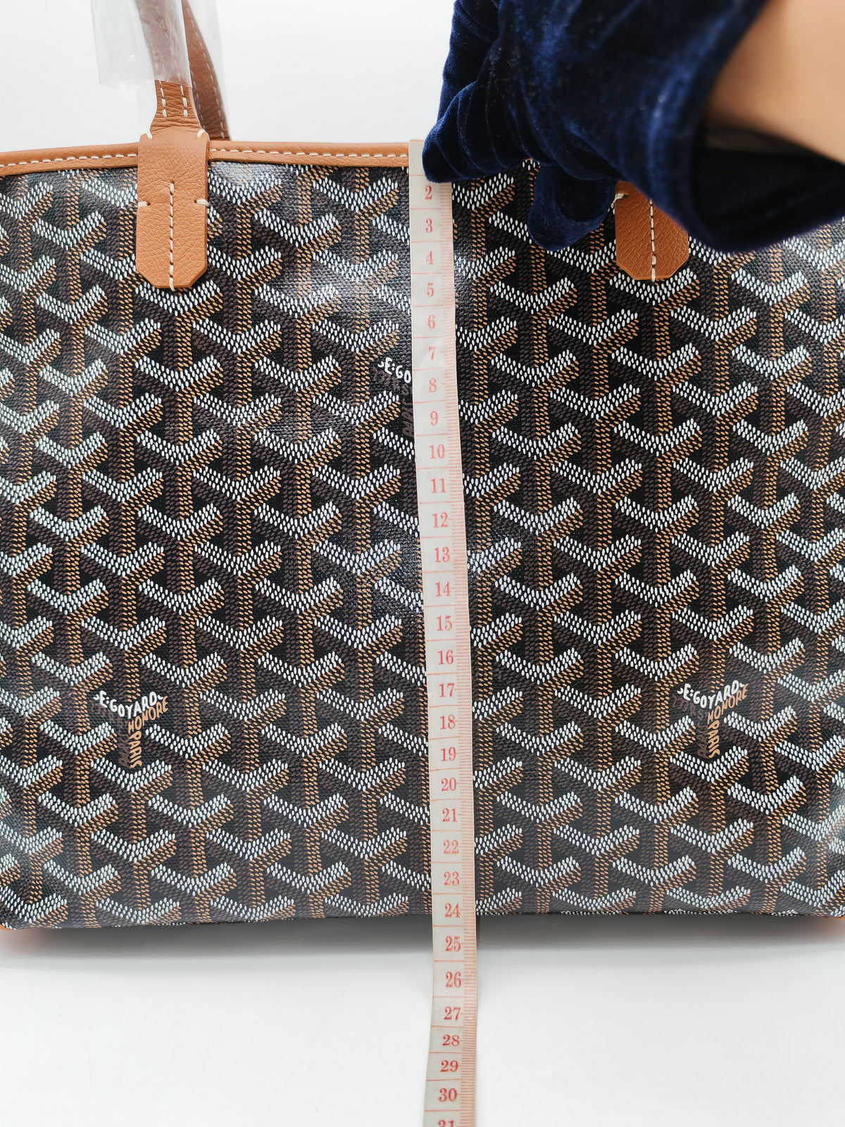 Goyard Artois PM in Black/Tan Goyardine Canvas