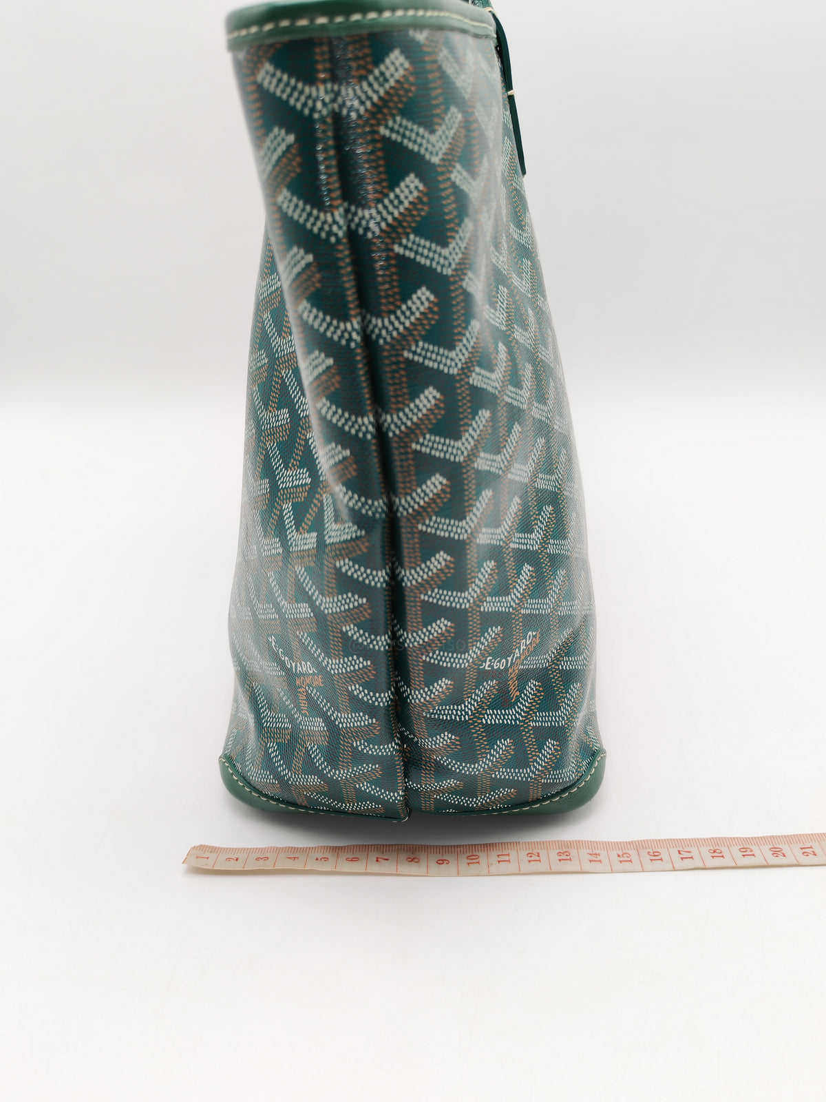 Goyard Artois Tote Bag PM in Green Goyardine Canvas