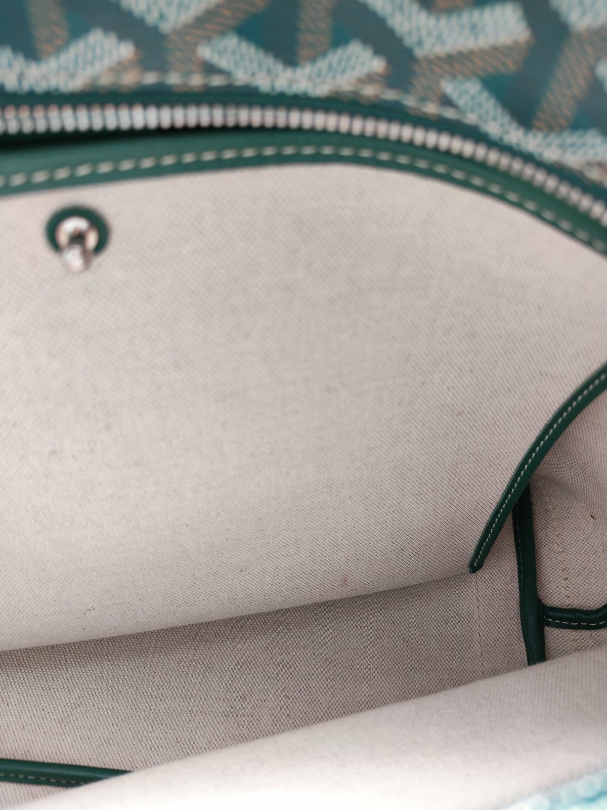 Goyard Artois Tote Bag PM in Green Goyardine Canvas