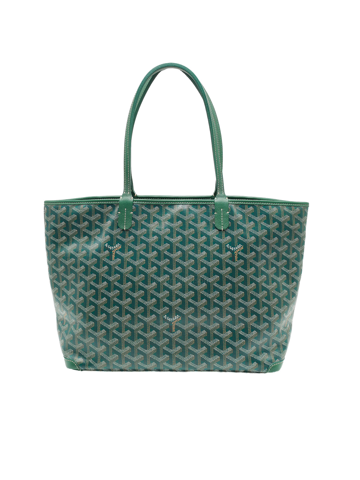 Goyard Artois Tote Bag PM in Green Goyardine Canvas