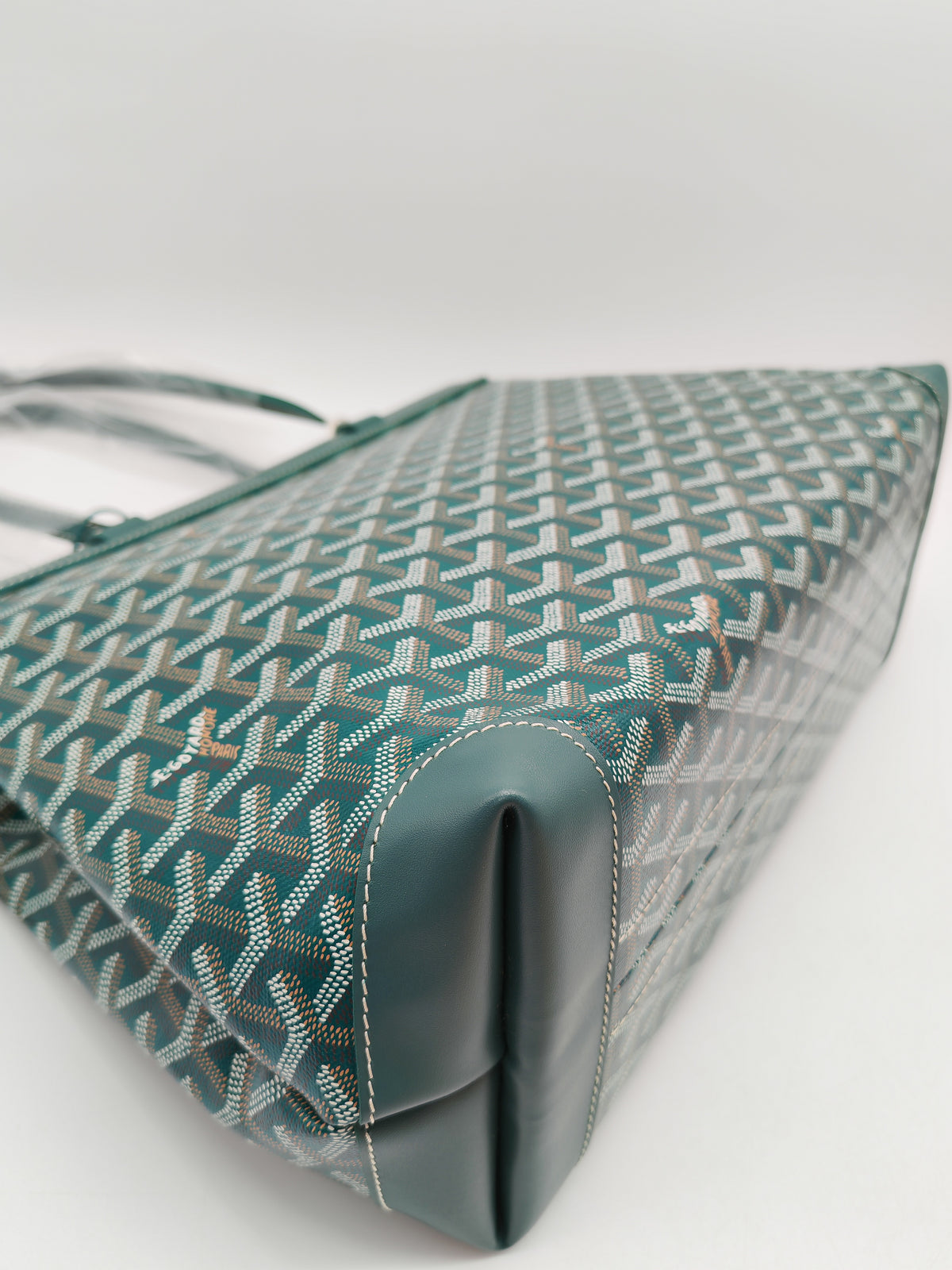 Goyard Bellechase Biaude PM Tote Green Bag Goyardine Canvas