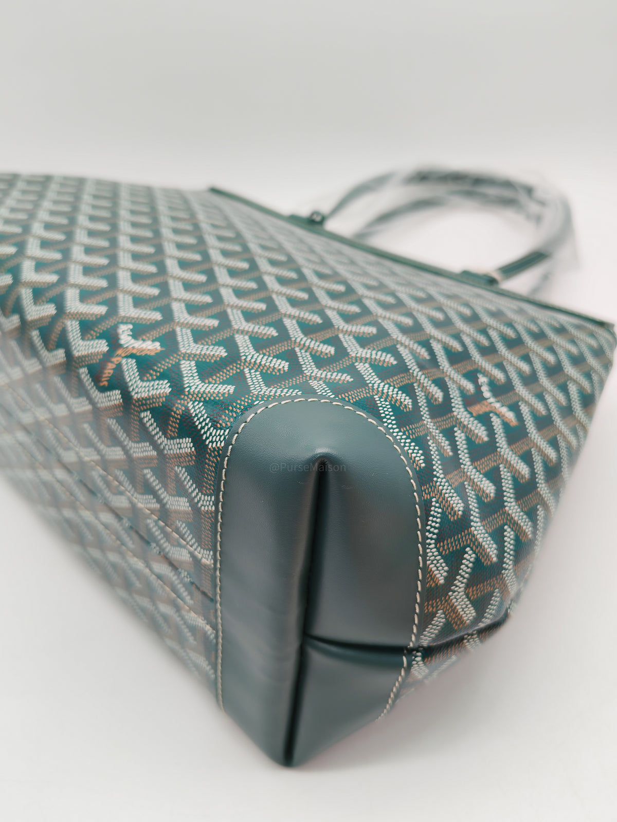 Goyard Bellechase Biaude PM Tote Green Bag Goyardine Canvas