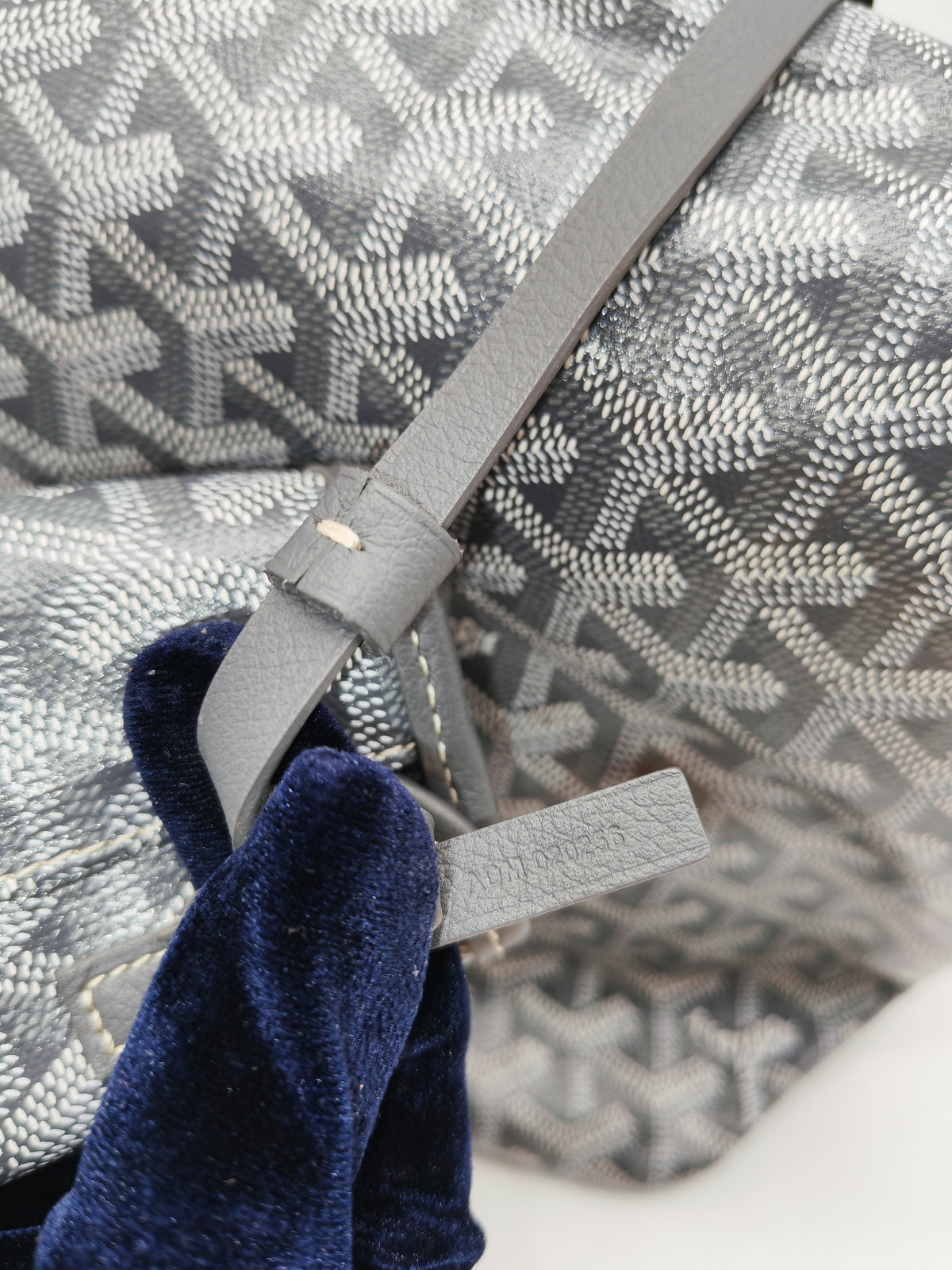 Goyard Boheme Hobo Bag PM in Gray Goyardine Canvas