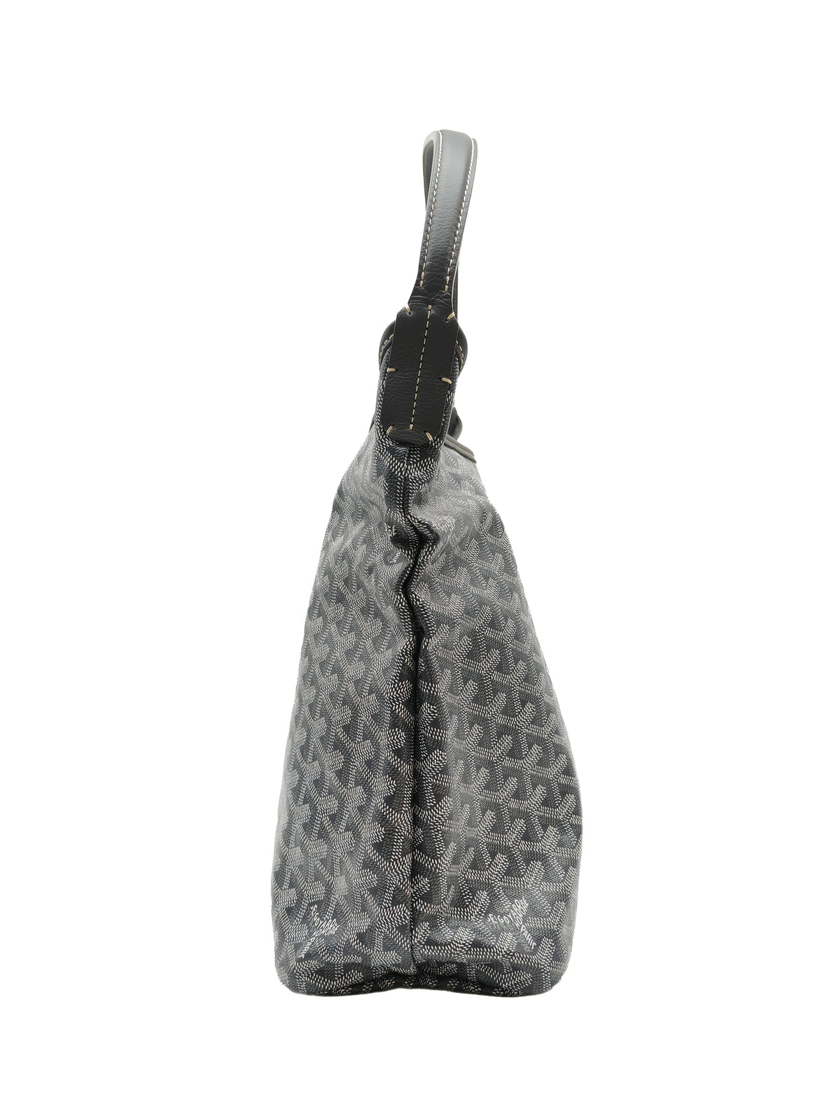 Goyard Boheme Hobo Bag PM in Gray Goyardine Canvas
