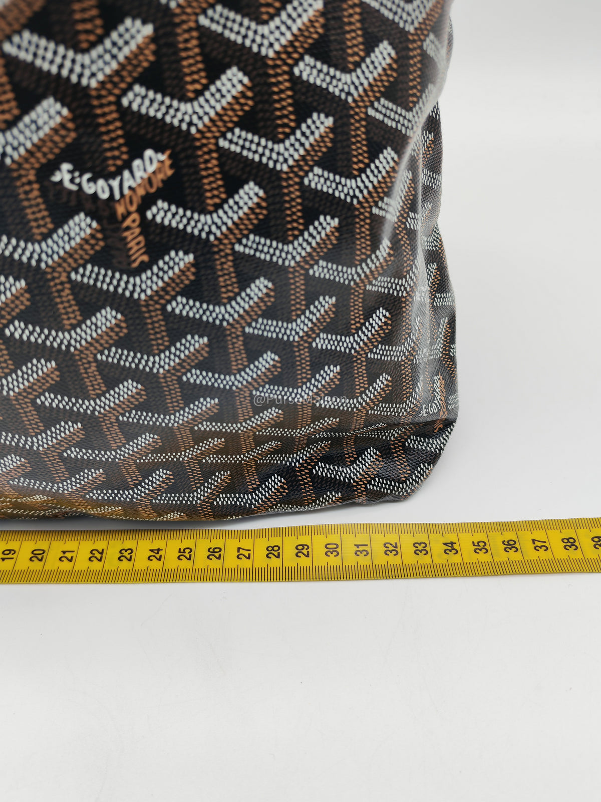 Goyard Boheme Hobo Bag PM in Black Goyardine Canvas