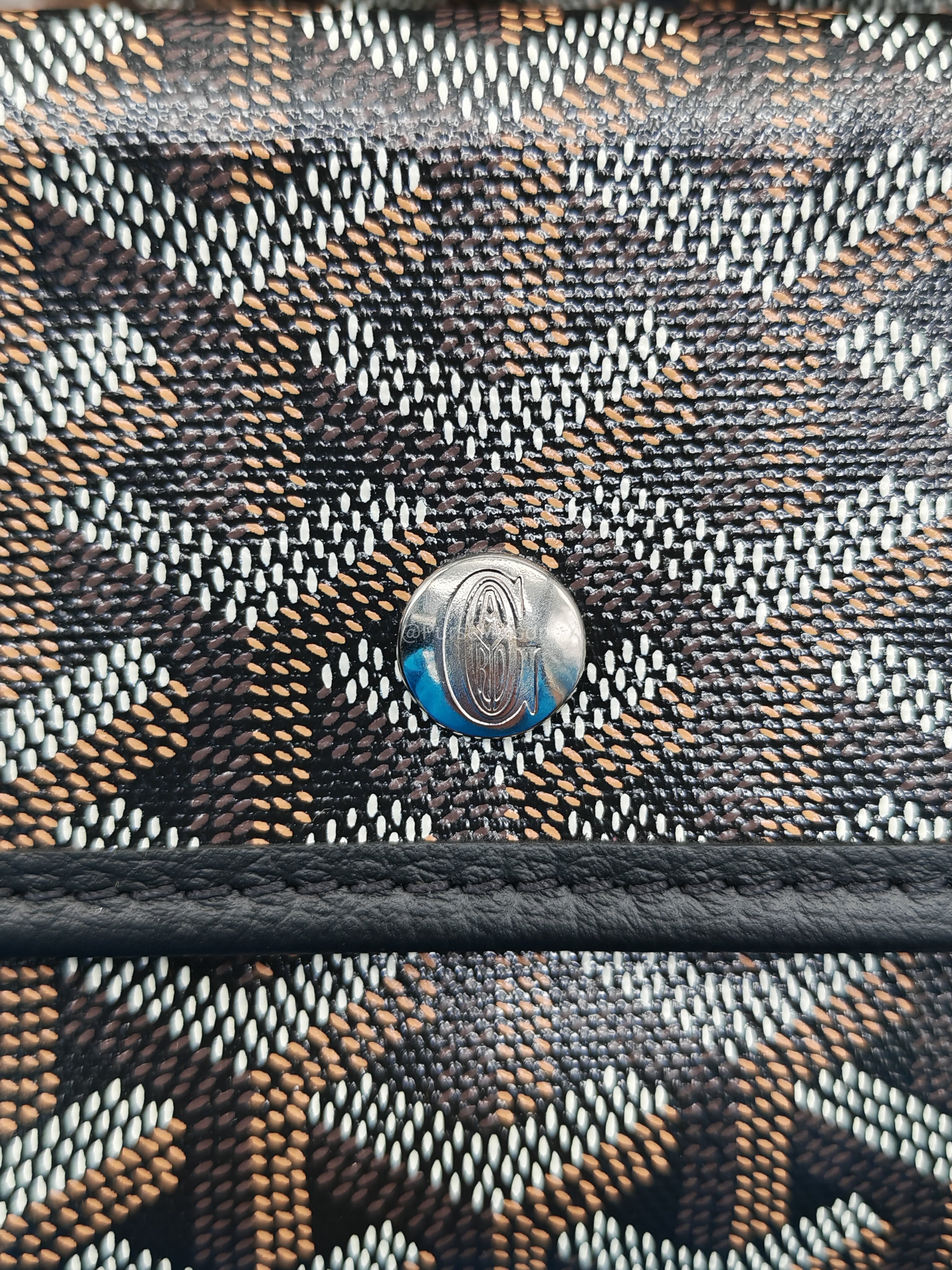 Goyard Boheme Hobo Bag PM in Black Goyardine Canvas