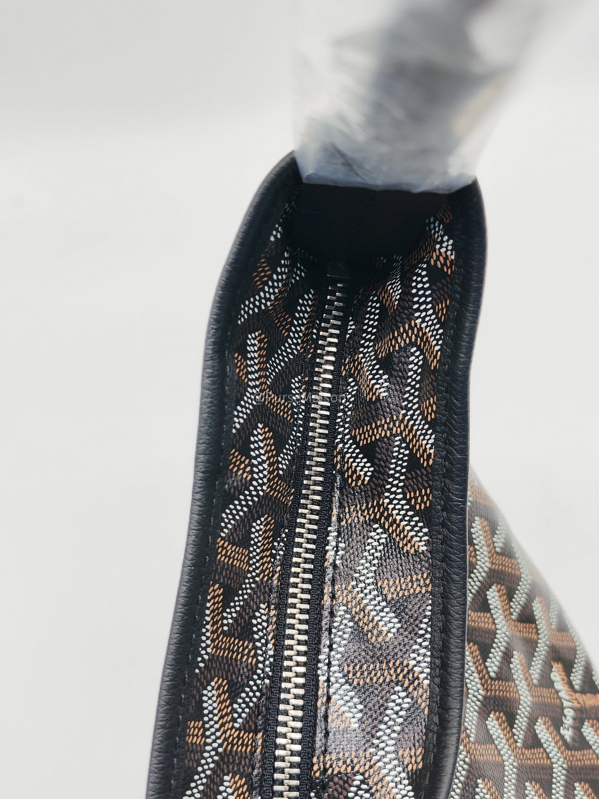 Goyard Boheme Hobo Bag PM in Black Goyardine Canvas