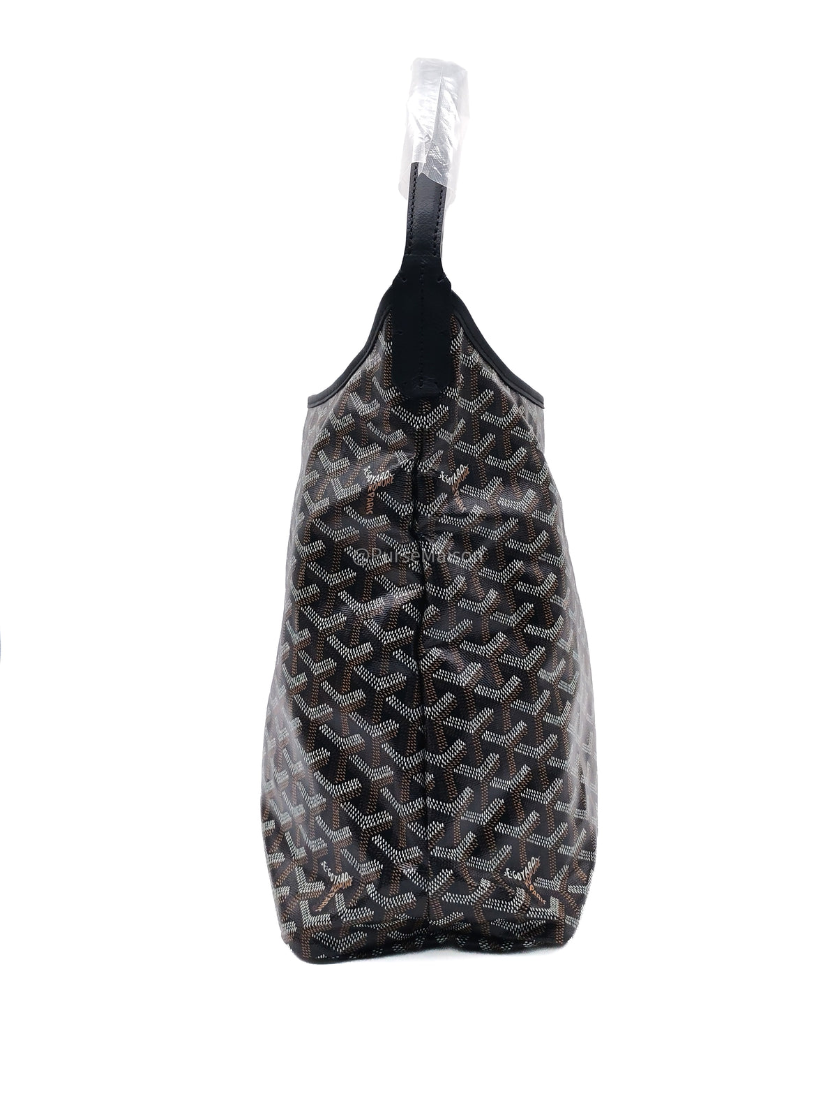 Goyard Boheme Hobo Bag PM in Black Goyardine Canvas