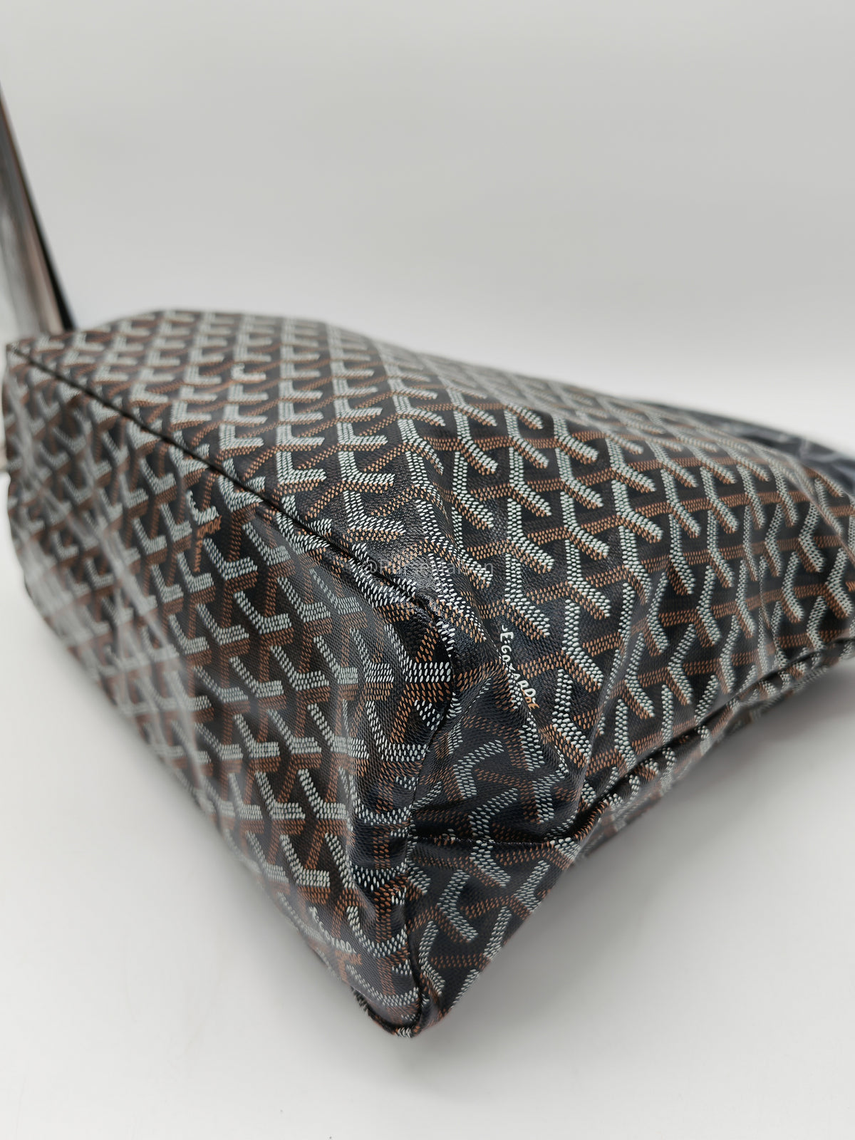 Goyard Boheme Hobo Bag PM in Black Goyardine Canvas