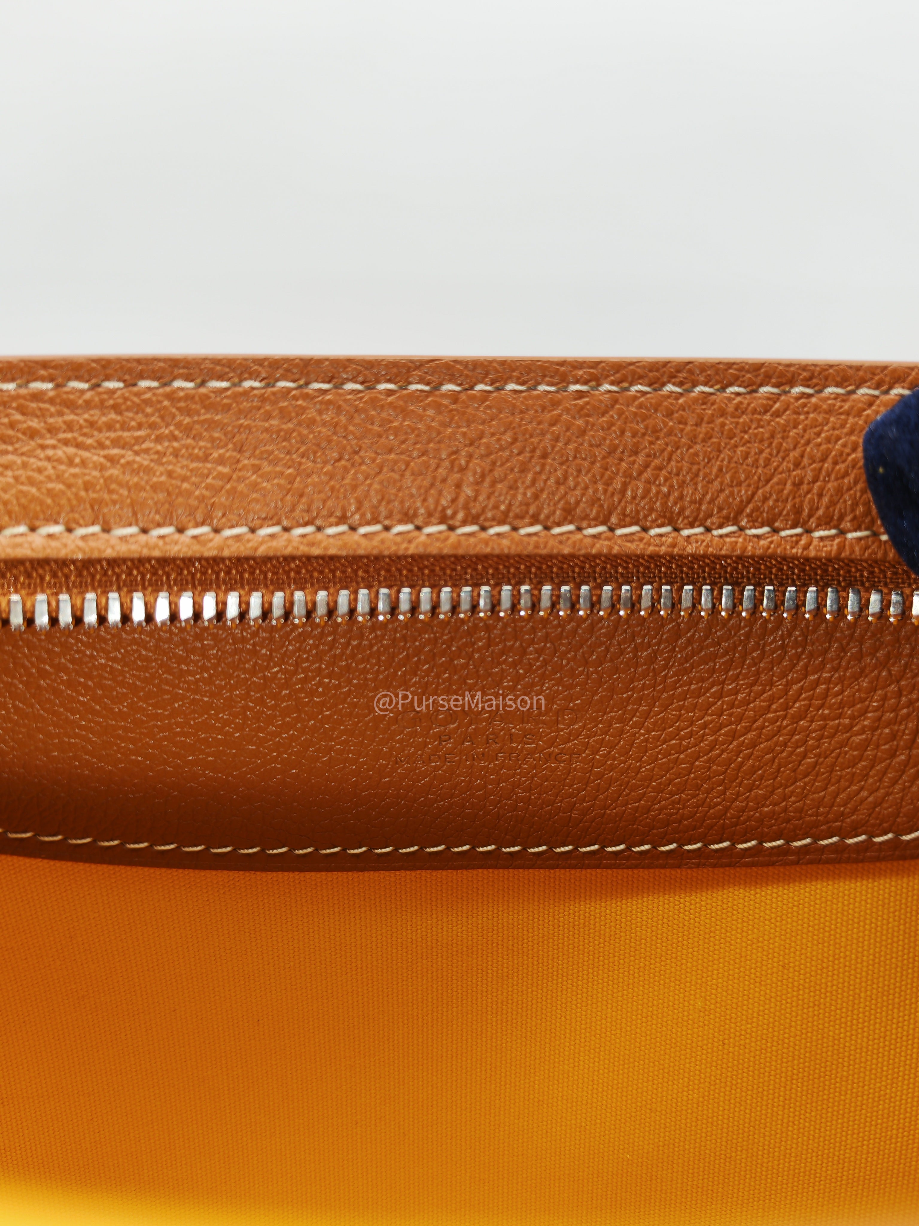Goyard Hirondelle in Tan Goyardine Canvas Shoulder Bag