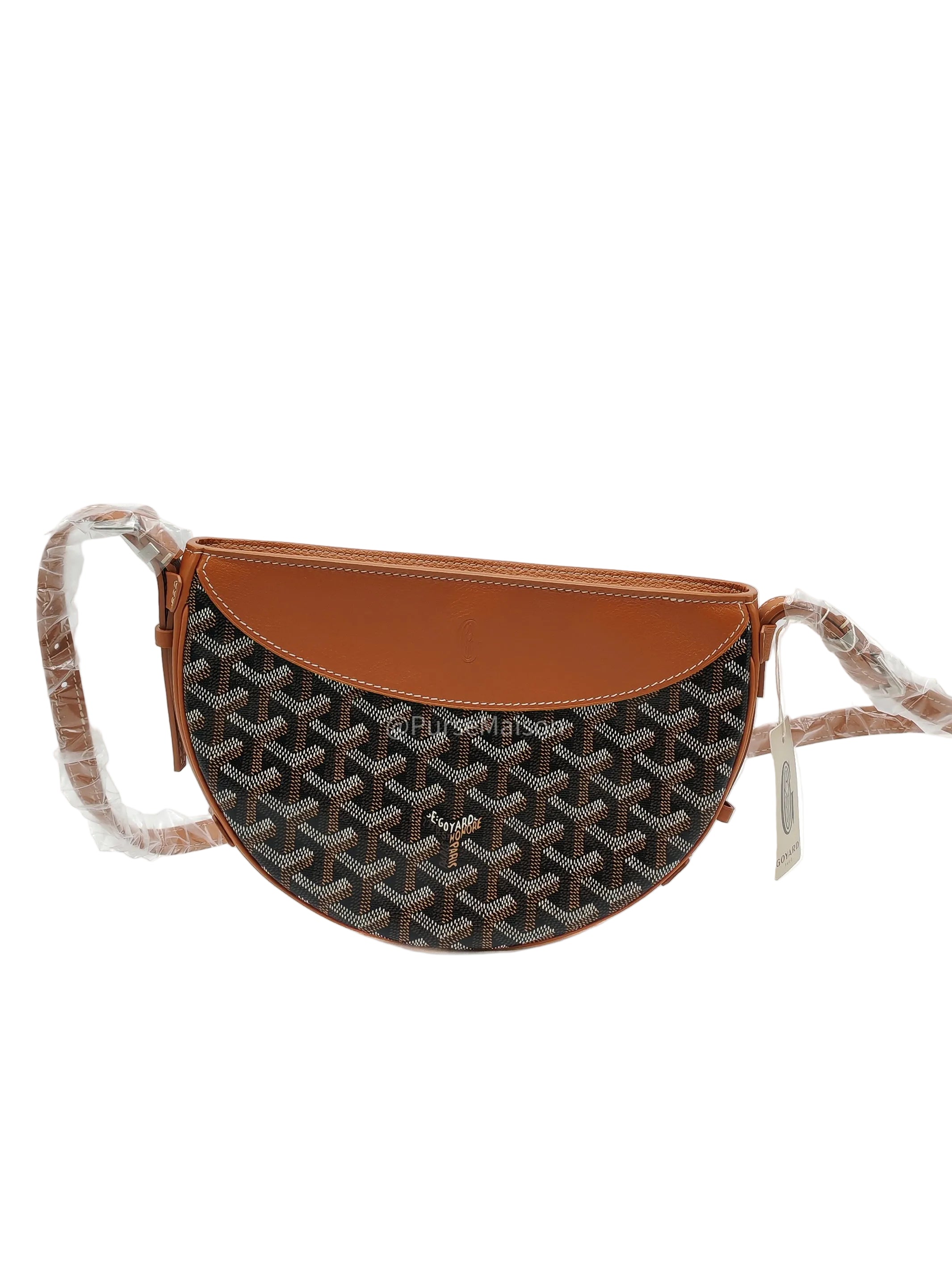 Goyard Hirondelle in Tan Goyardine Canvas Shoulder Bag