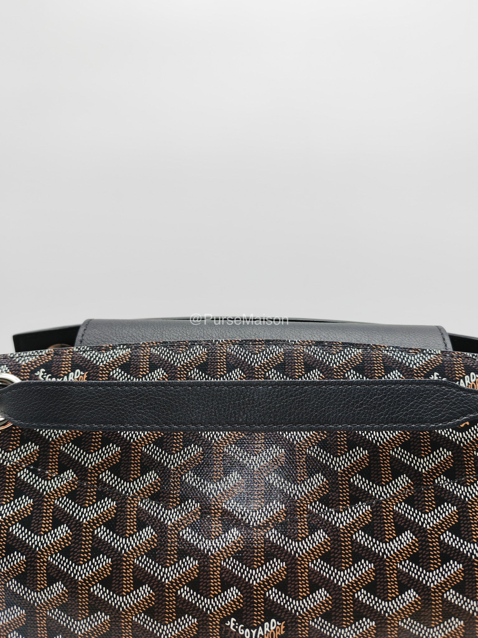 Goyard Rouette Souple PM in BLack Goyardine Canvas