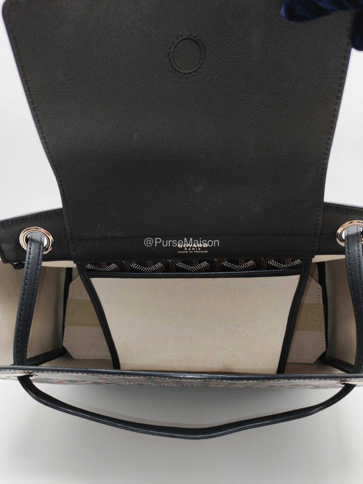 Goyard Rouette Souple PM in BLack Goyardine Canvas