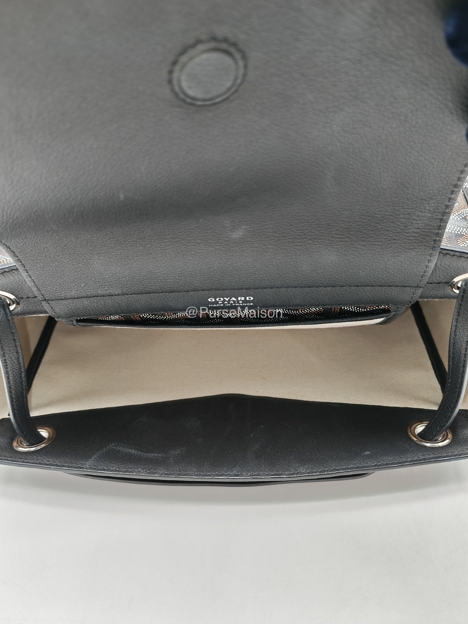 Goyard Rouette Souple PM in BLack Goyardine Canvas