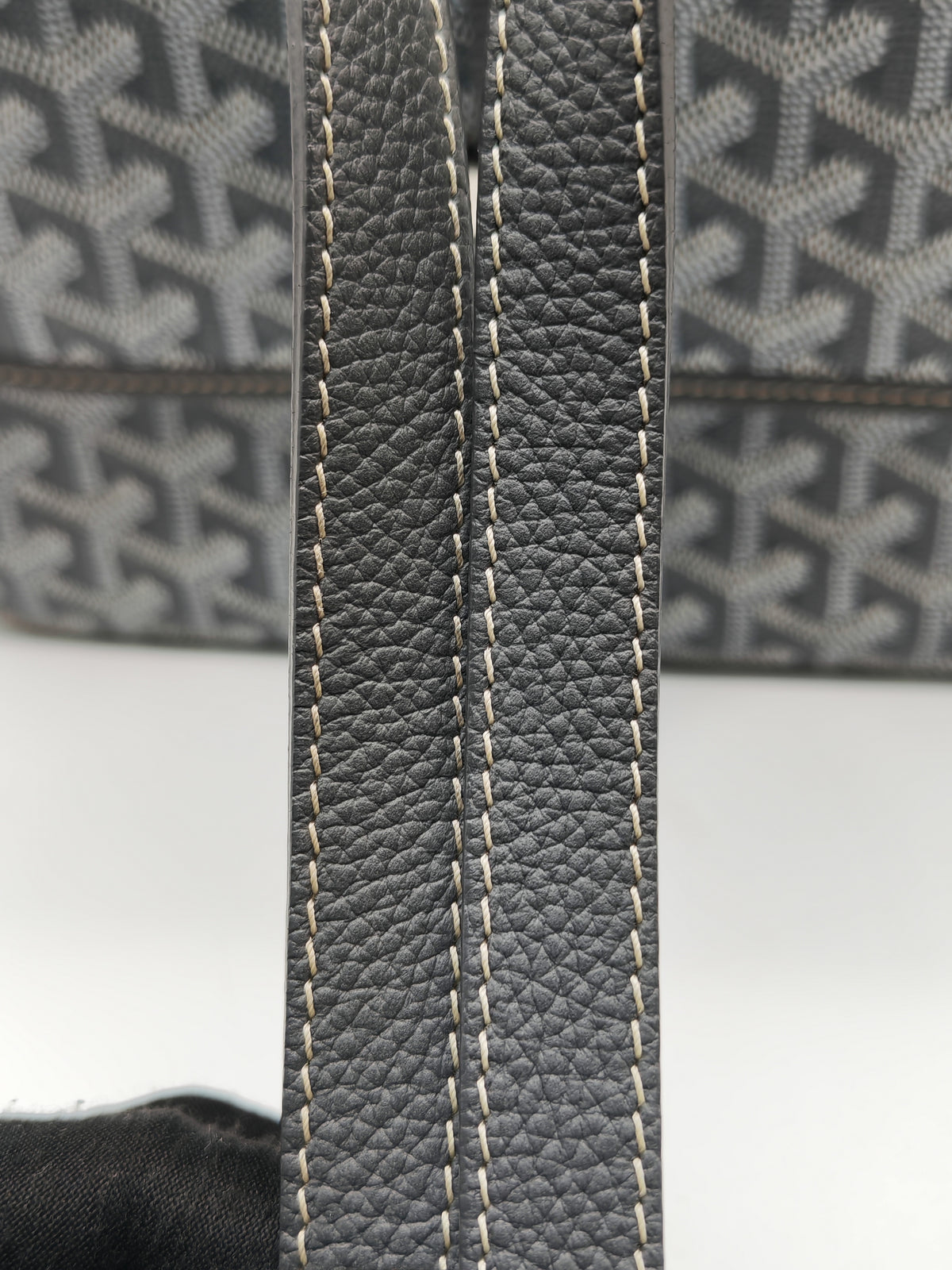 Goyard Belvedere Limited Edition in Gray Goyardine Canvas Messenger Bag
