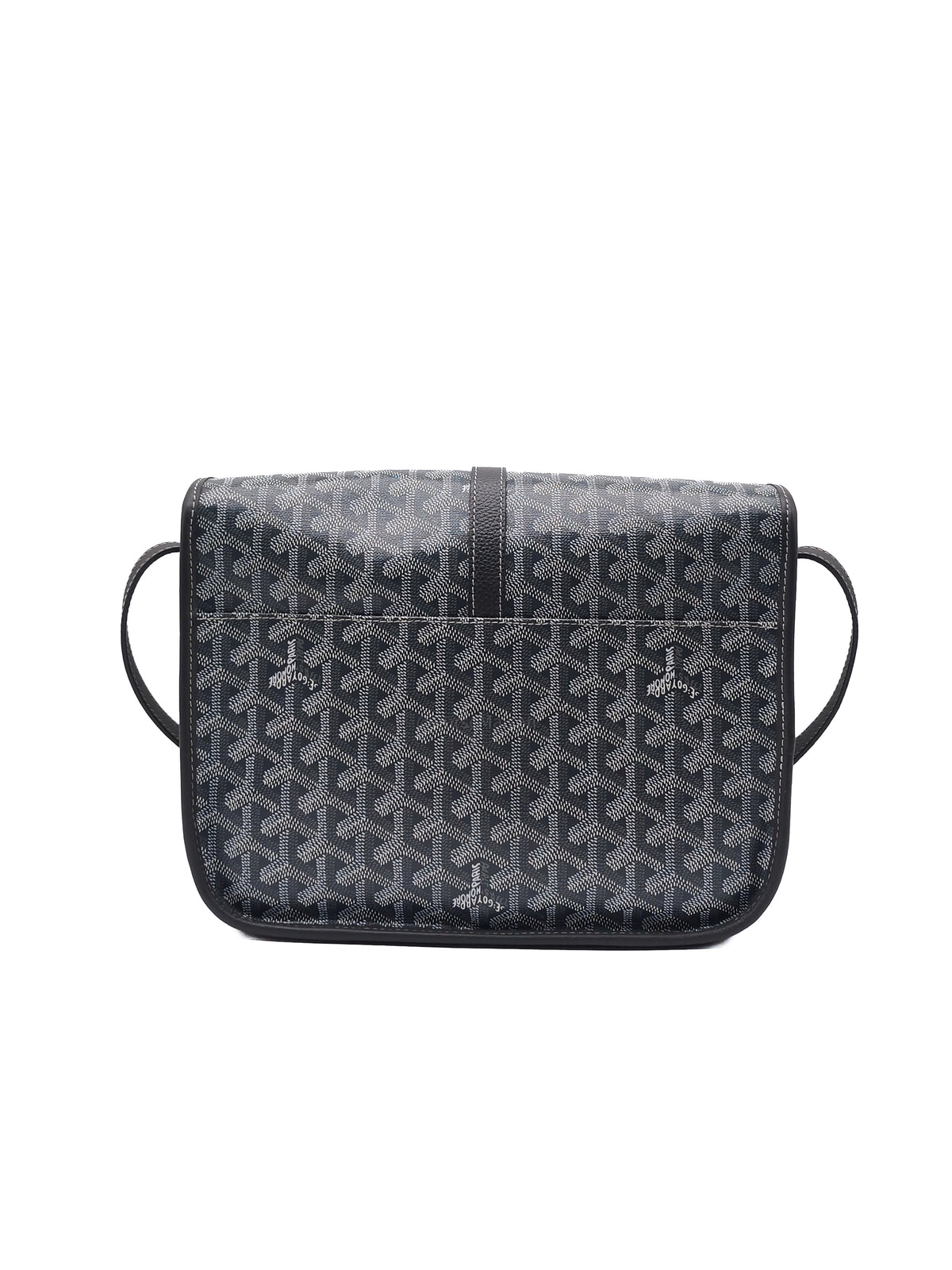 Goyard Belvedere Limited Edition in Gray Goyardine Canvas Messenger Bag