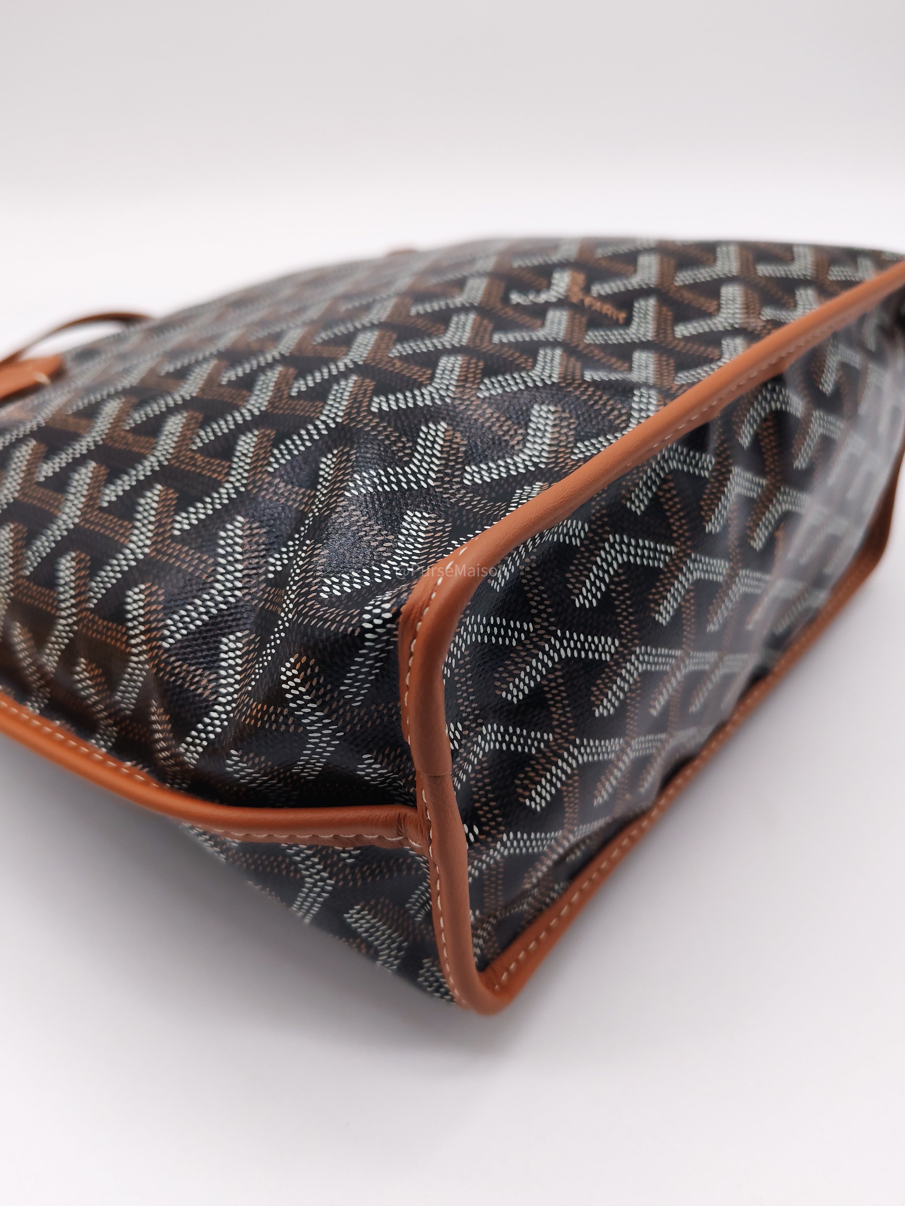 Goyard Mini Anjou Tote Bag in Tan Goyardine Canvas