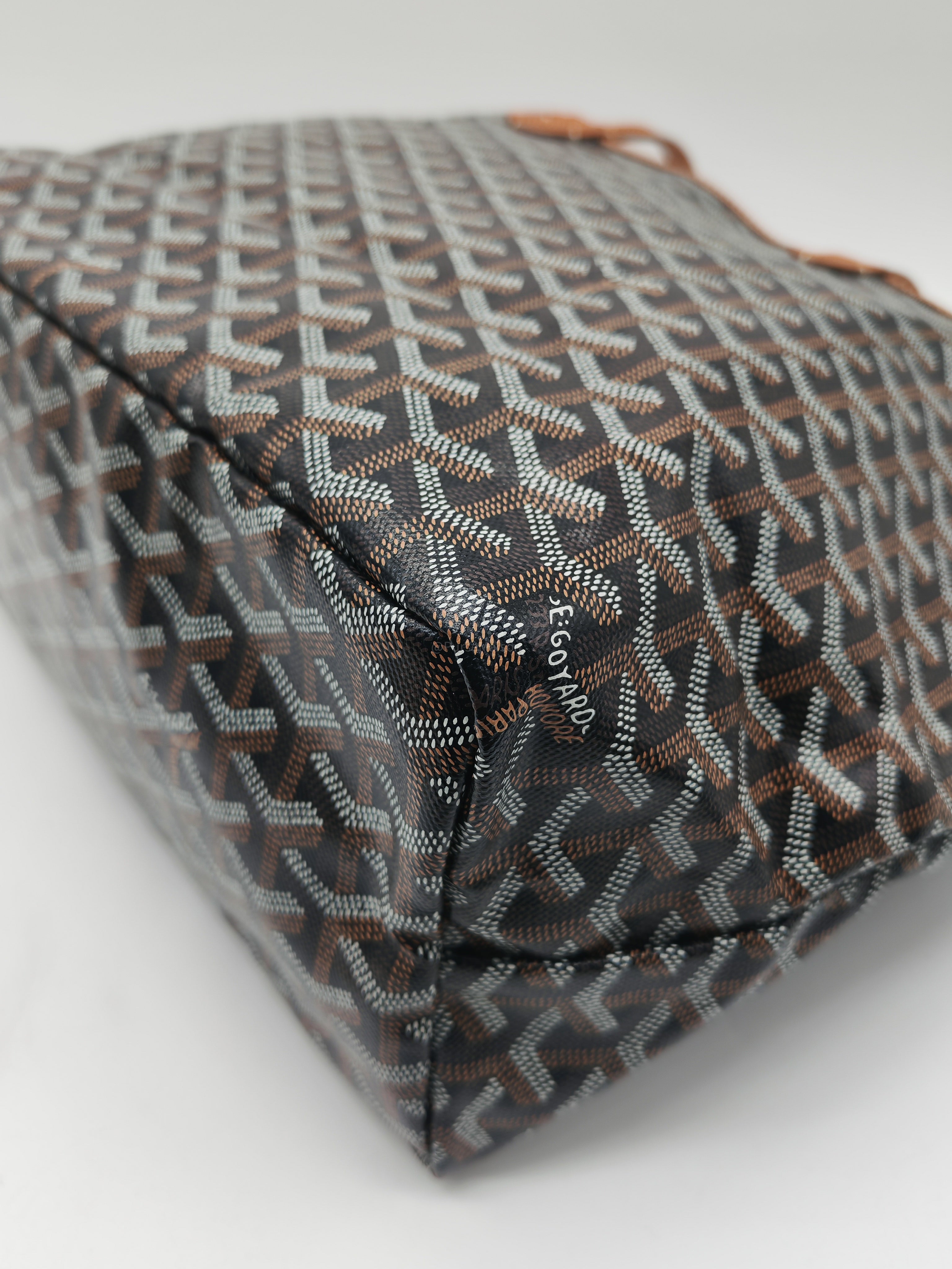 Goyard Saint Louis Tote Bag PM in Tan Goyardine Canvas