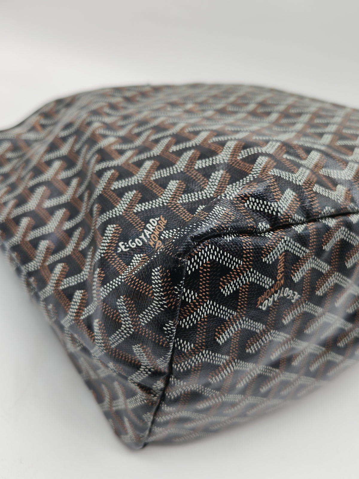 Goyard Saint Louis Tote Bag PM in Black Goyardine Canvas