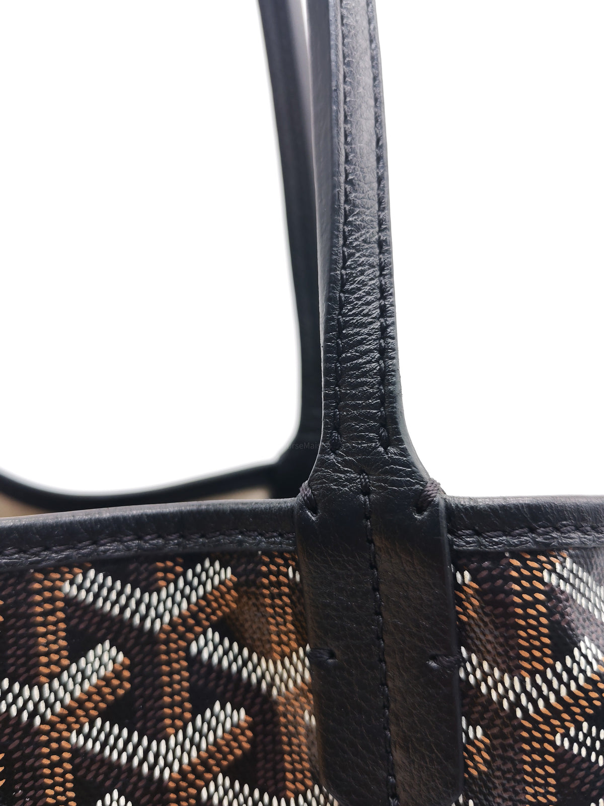 Goyard Saint Louis Tote Bag PM in Black Goyardine Canvas