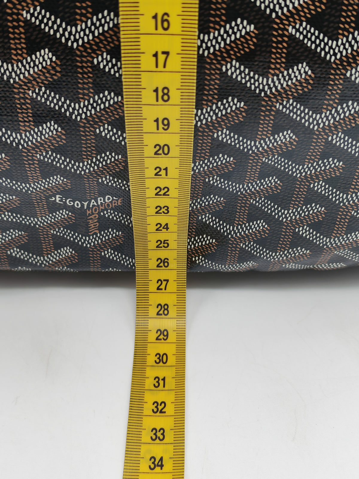Goyard Saint Louis Tote Bag PM in Black Goyardine Canvas