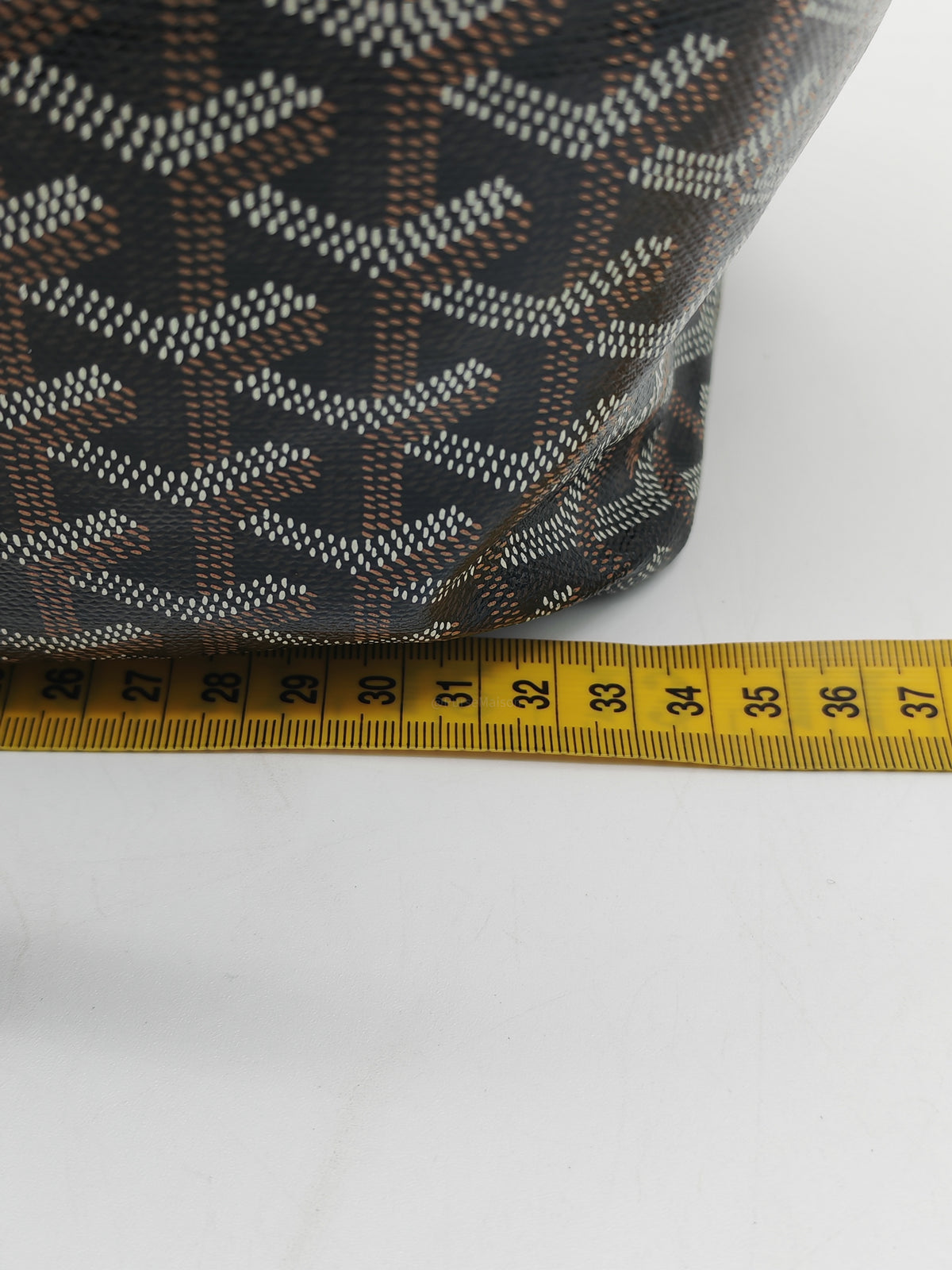 Goyard Saint Louis Tote Bag PM in Black Goyardine Canvas