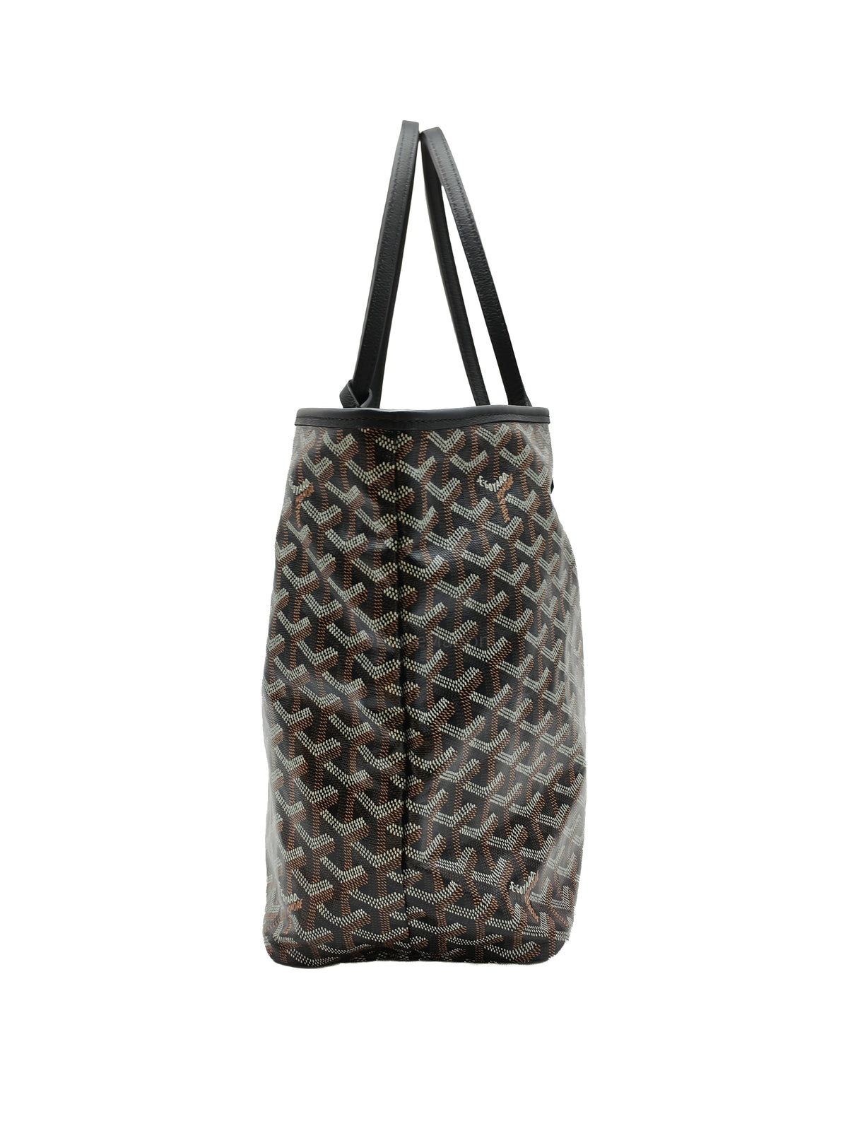 Goyard Saint Louis PM in Black Goyardine Canvas