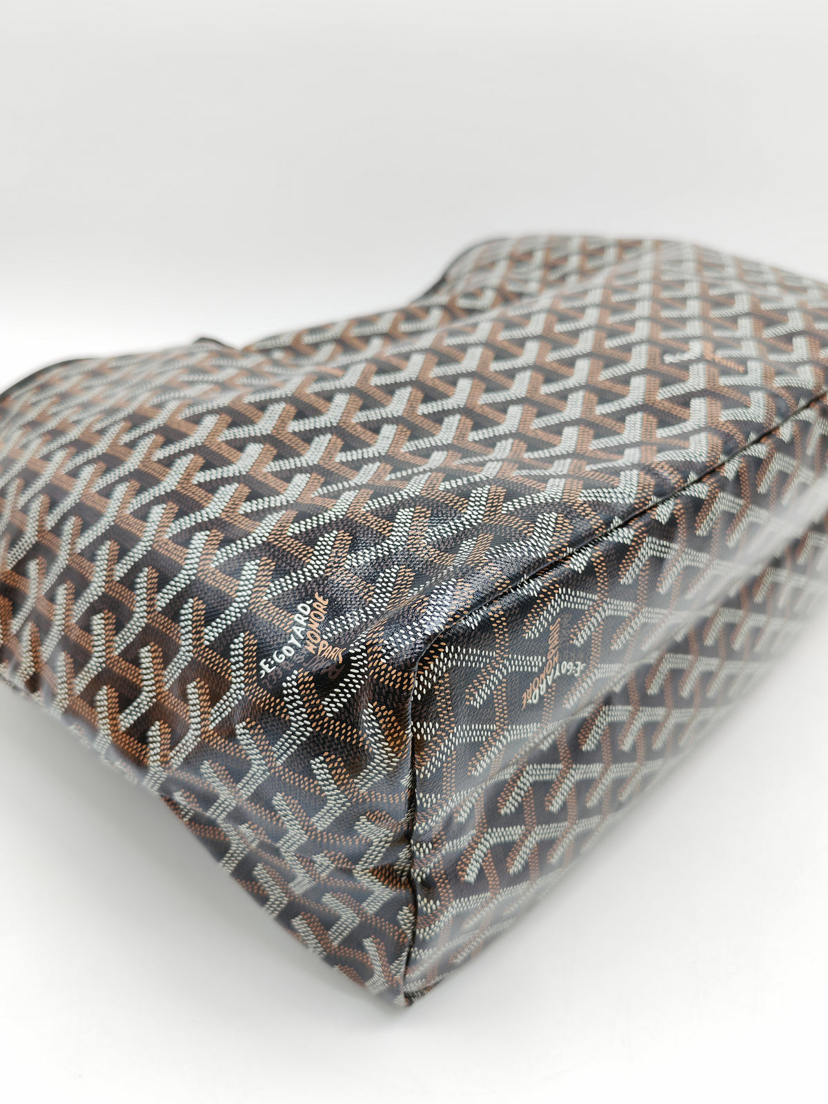 Goyard Saint Louis PM in Black Goyardine Canvas