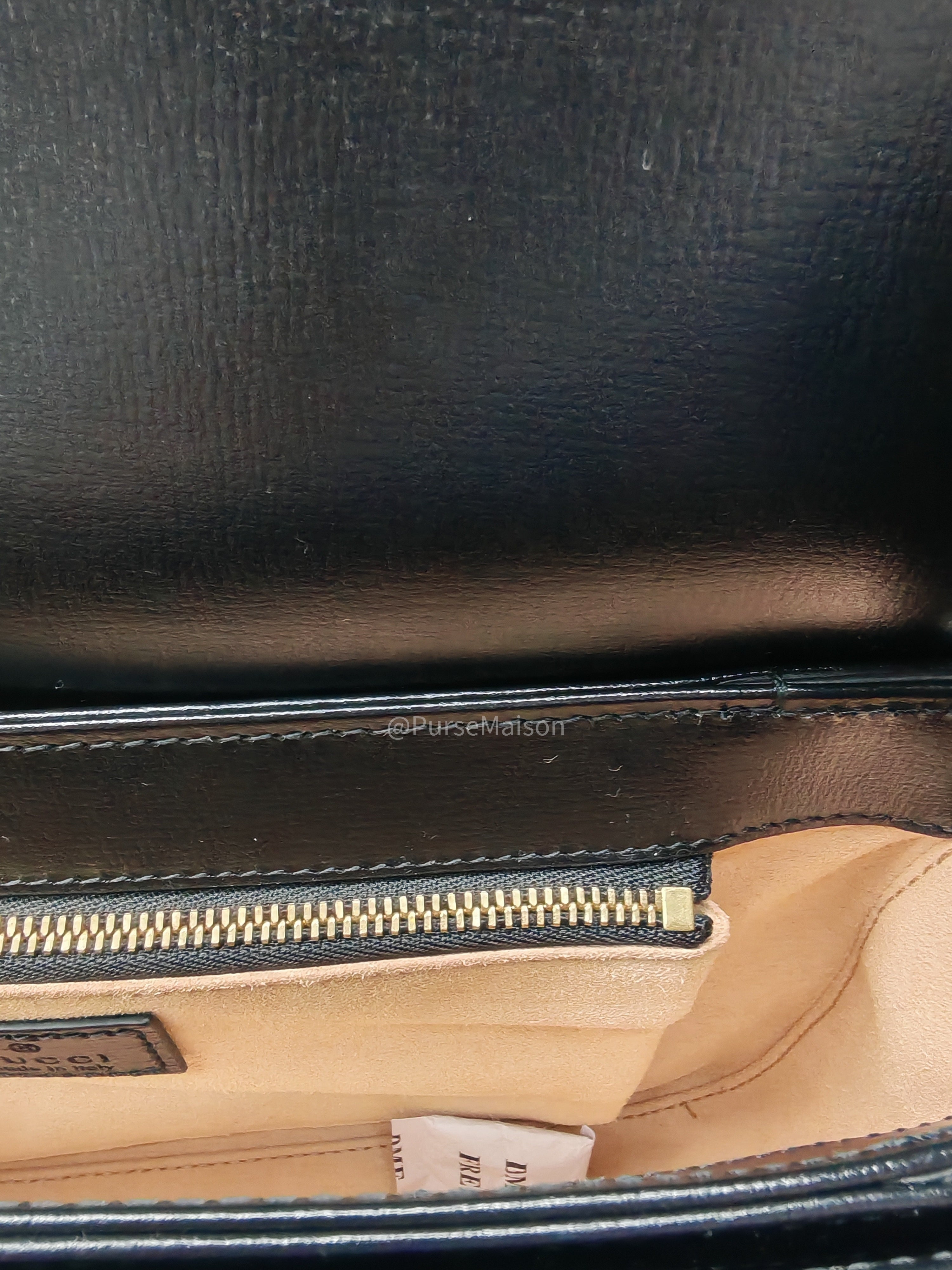 Gucci Horsebit 1955 Shoulder Bag Medium in Black Calfskin Leather
