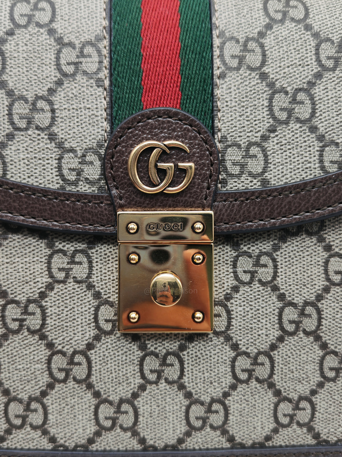 Gucci Ophidia Top Handle Bag Medium GG Supreme Canvas | Purse Maison Luxury Bags Shop