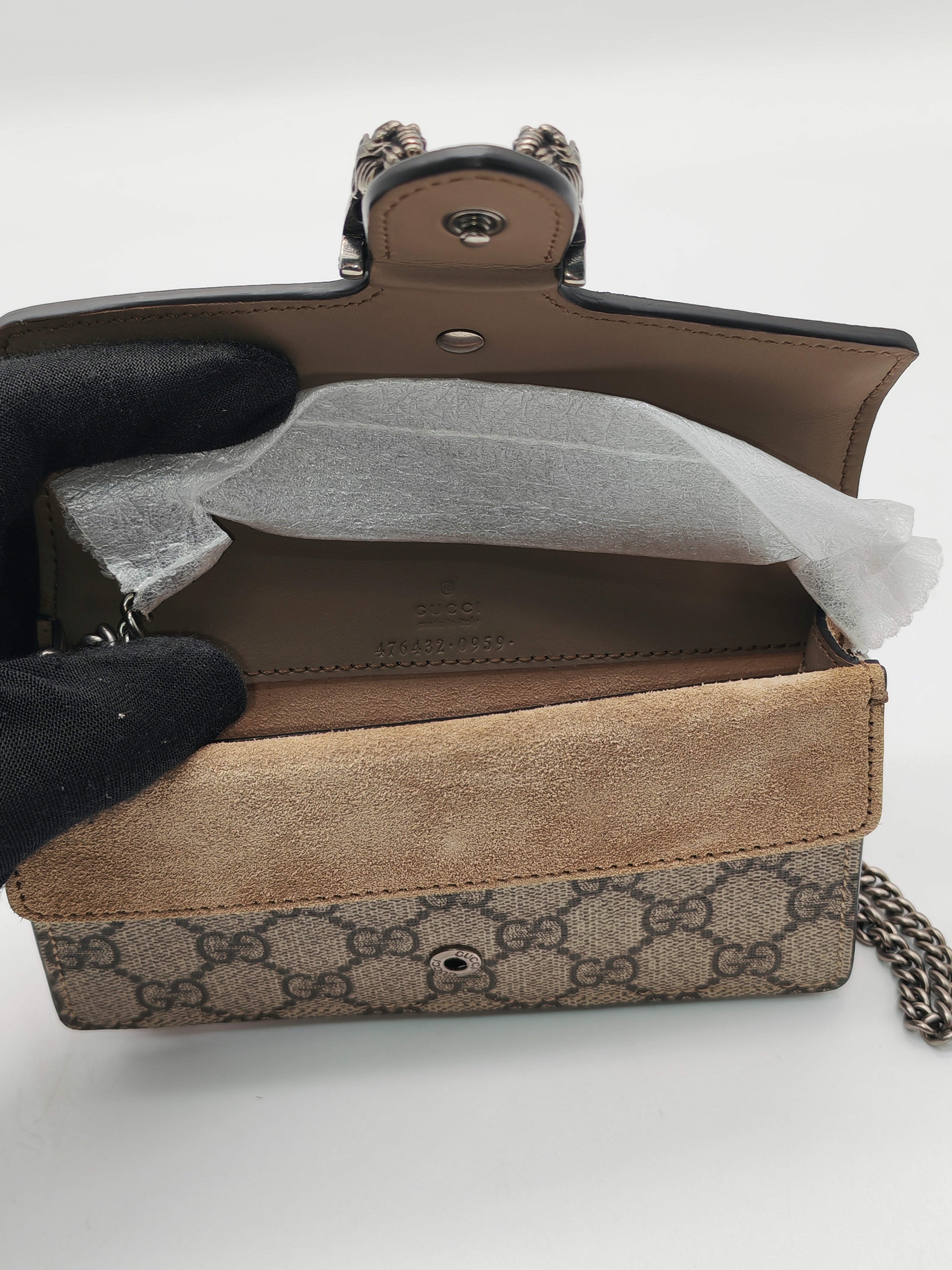 Gucci Super Mini Dionysus GG Supreme Canvas