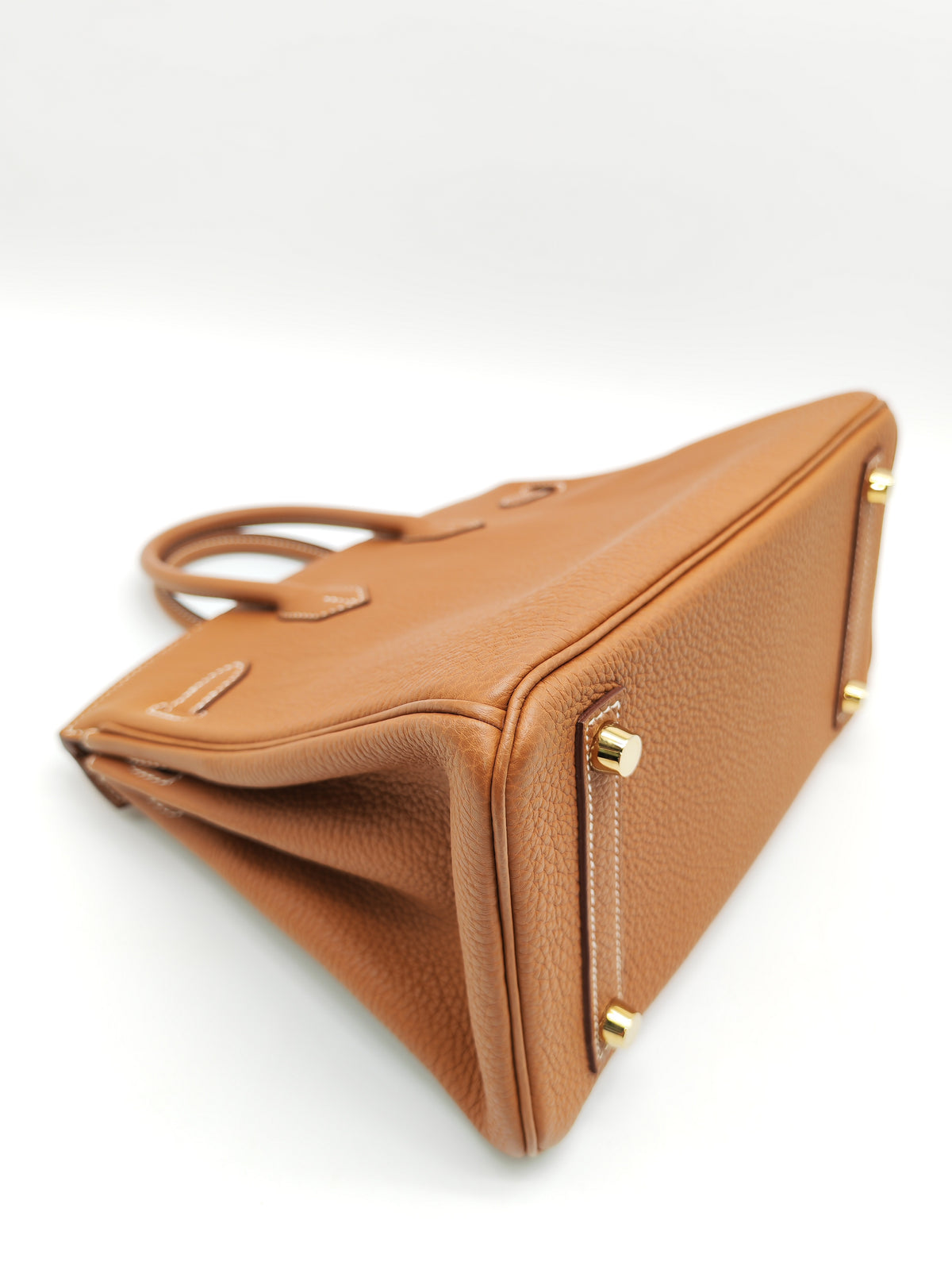 Hermes Birkin 25 in Gold Togo Leather Gold Hardware Stamp B (2023)