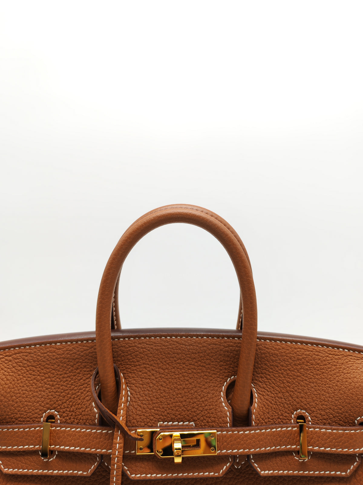 Hermes Birkin 25 in Gold Togo Leather Gold Hardware Stamp B (2023)