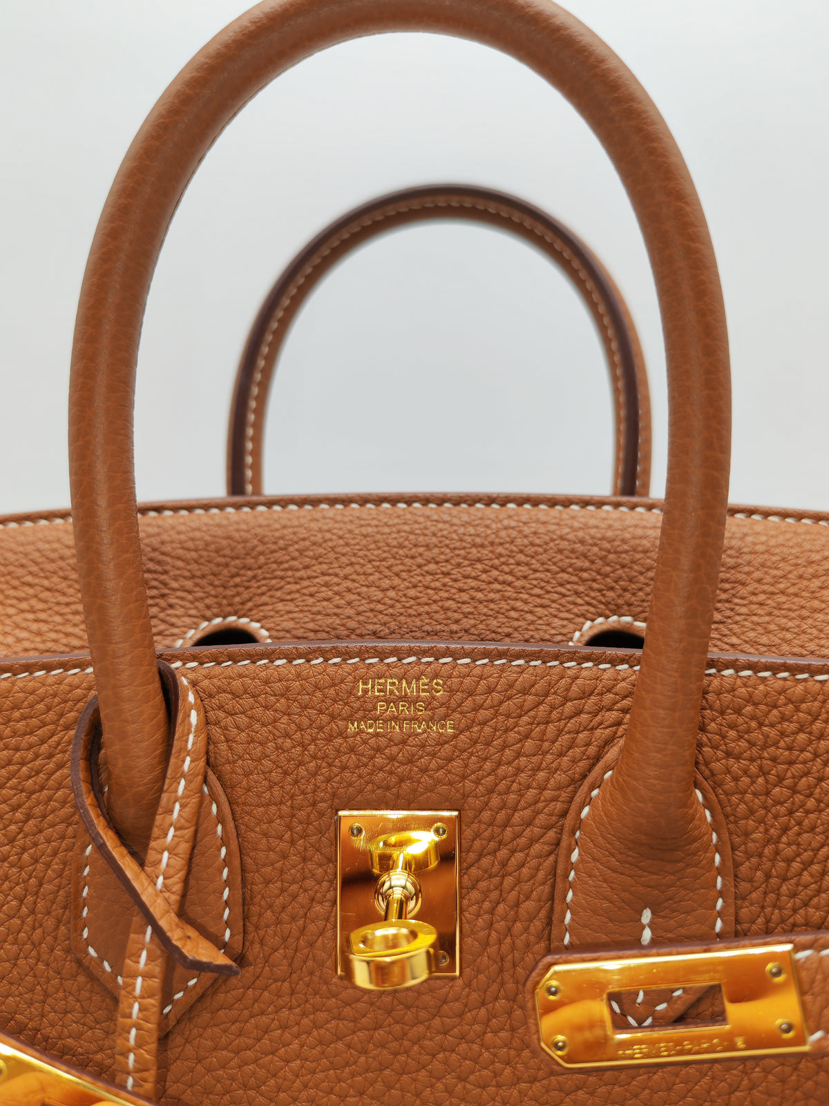 Hermes Birkin 25 in Gold Togo Leather Gold Hardware Stamp B (2023)
