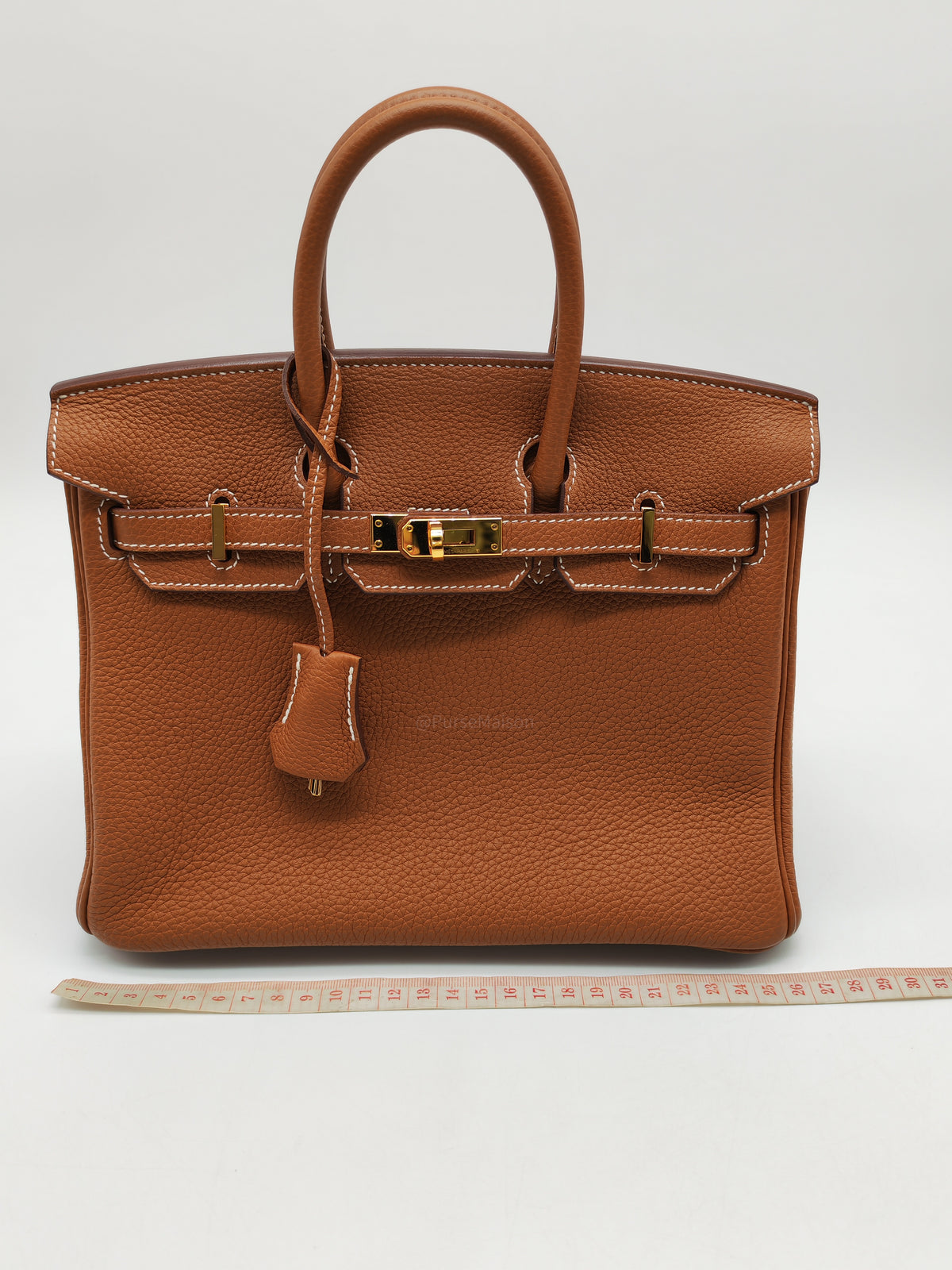 Hermes Birkin 25 in Gold Togo Leather Gold Hardware Stamp B (2023)