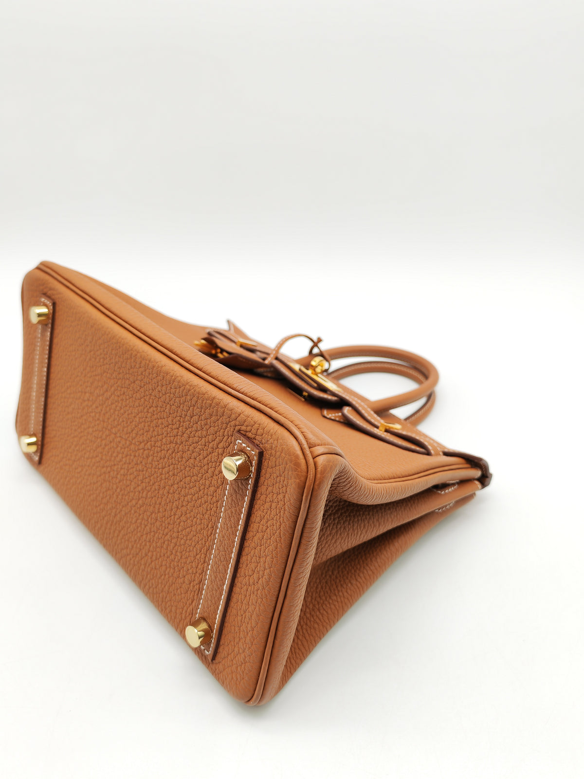 Hermes Birkin 25 in Gold Togo Leather Gold Hardware Stamp B (2023)