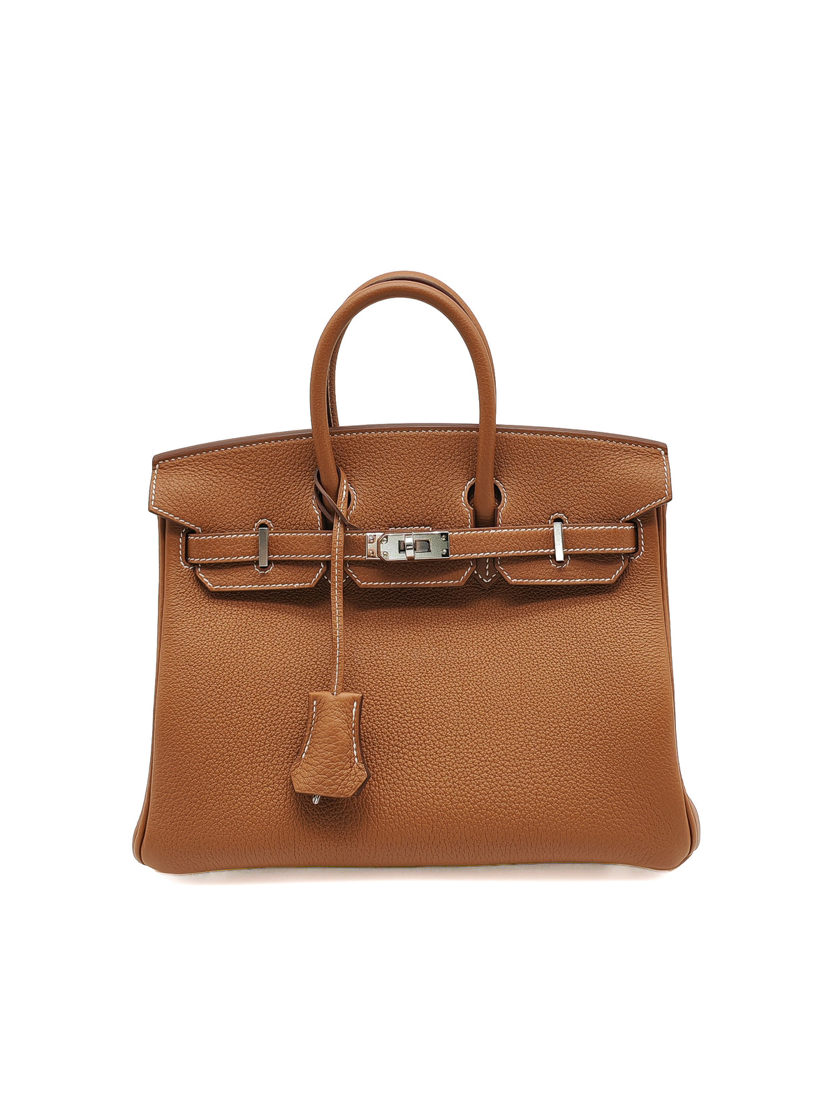 Hermes Birkin 25 in Gold Togo Leather Palladium Hardware Stamp G (2026)