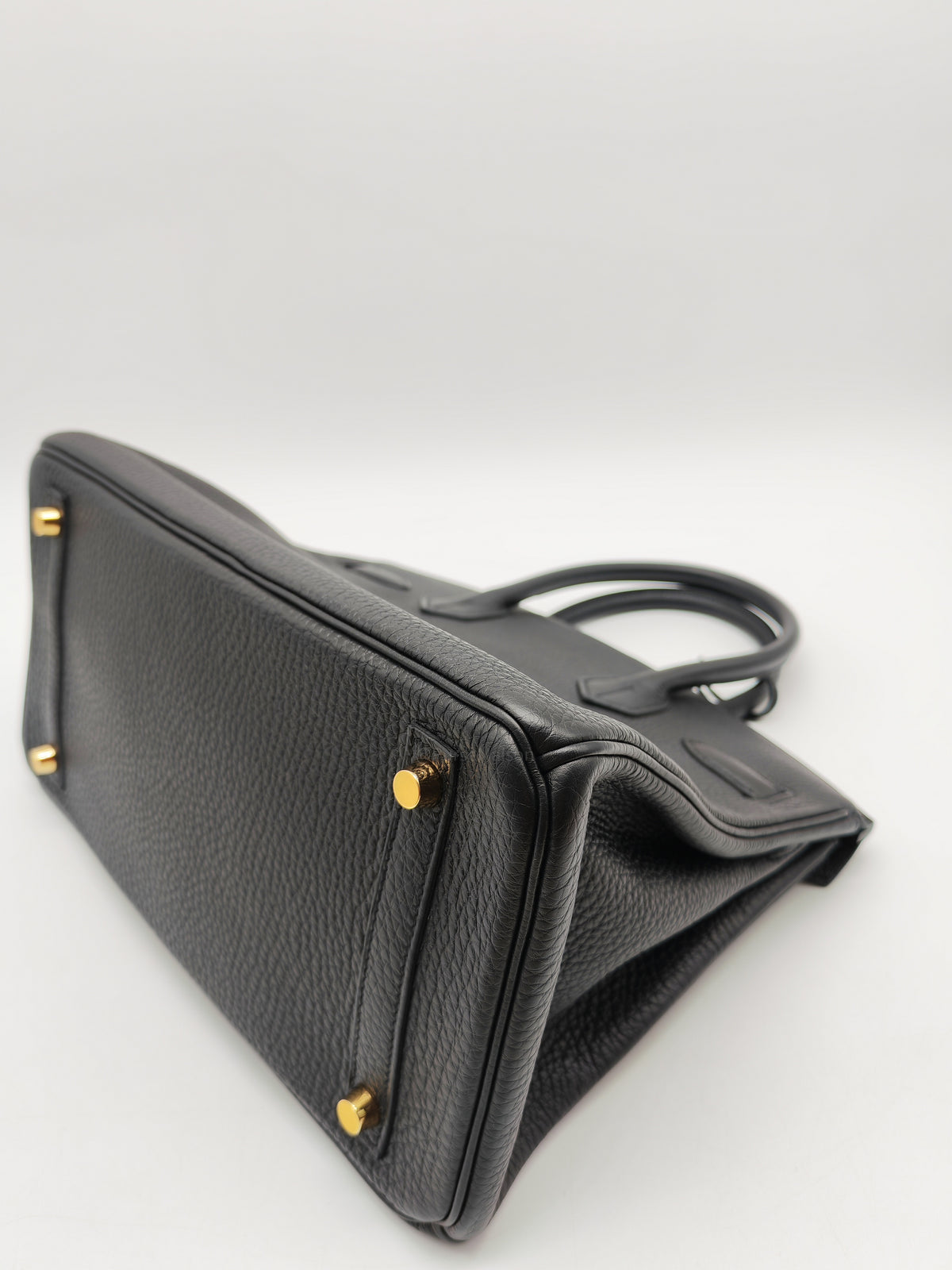 Hermes Birkin 30 Retourne in Black Togo Leather Gold Hardware Stamp Z (2021)