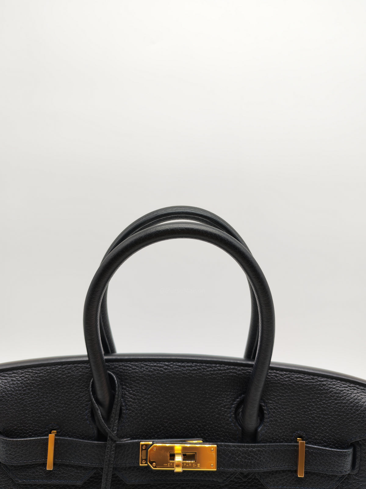 Hermes Birkin 30 Retourne in Black Togo Leather Gold Hardware Stamp Z (2021)